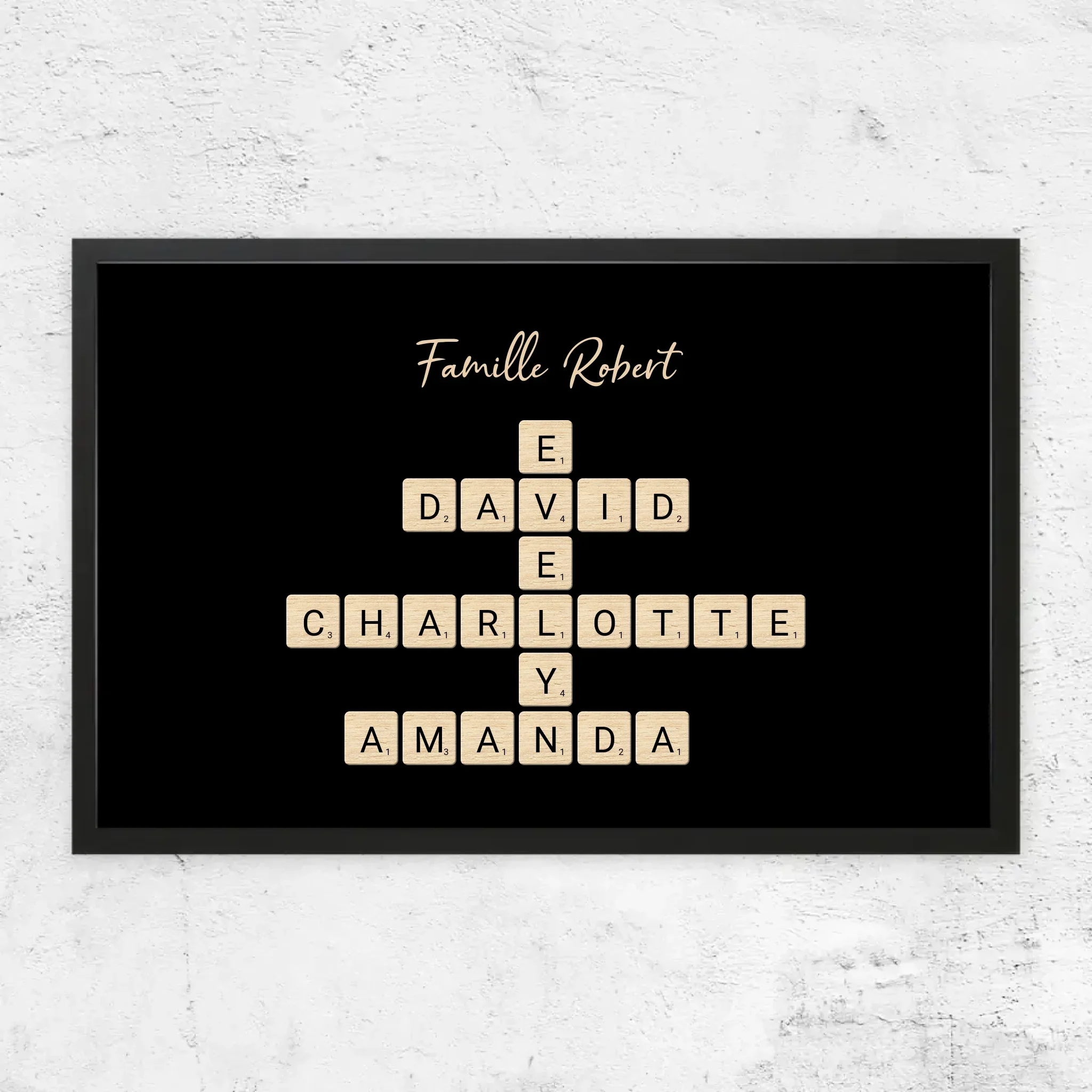 Poster personnalisé “Mots croisés famille - Horizontal” - Image 5