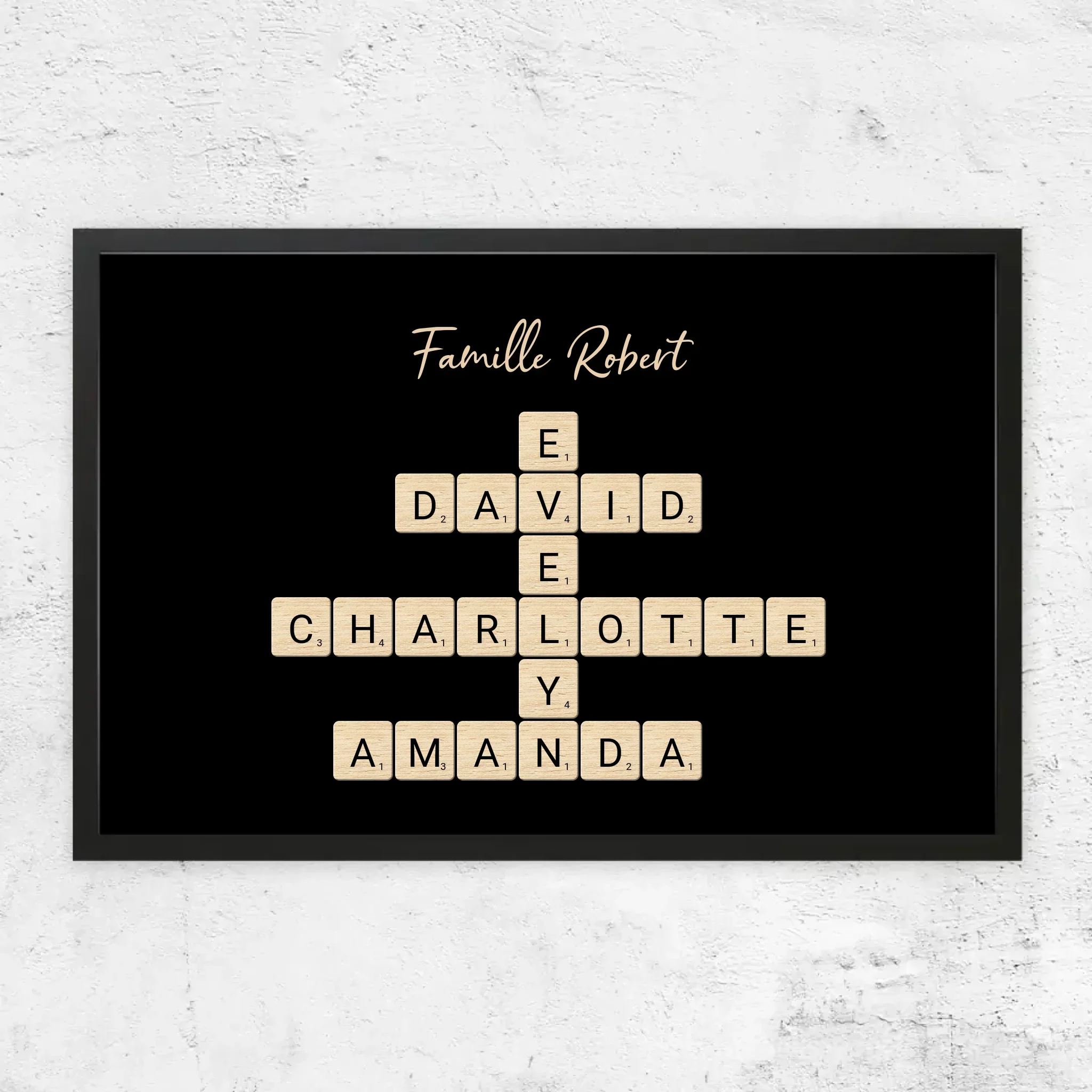 Poster personnalisé “Mots croisés famille - Horizontal” - Image 6