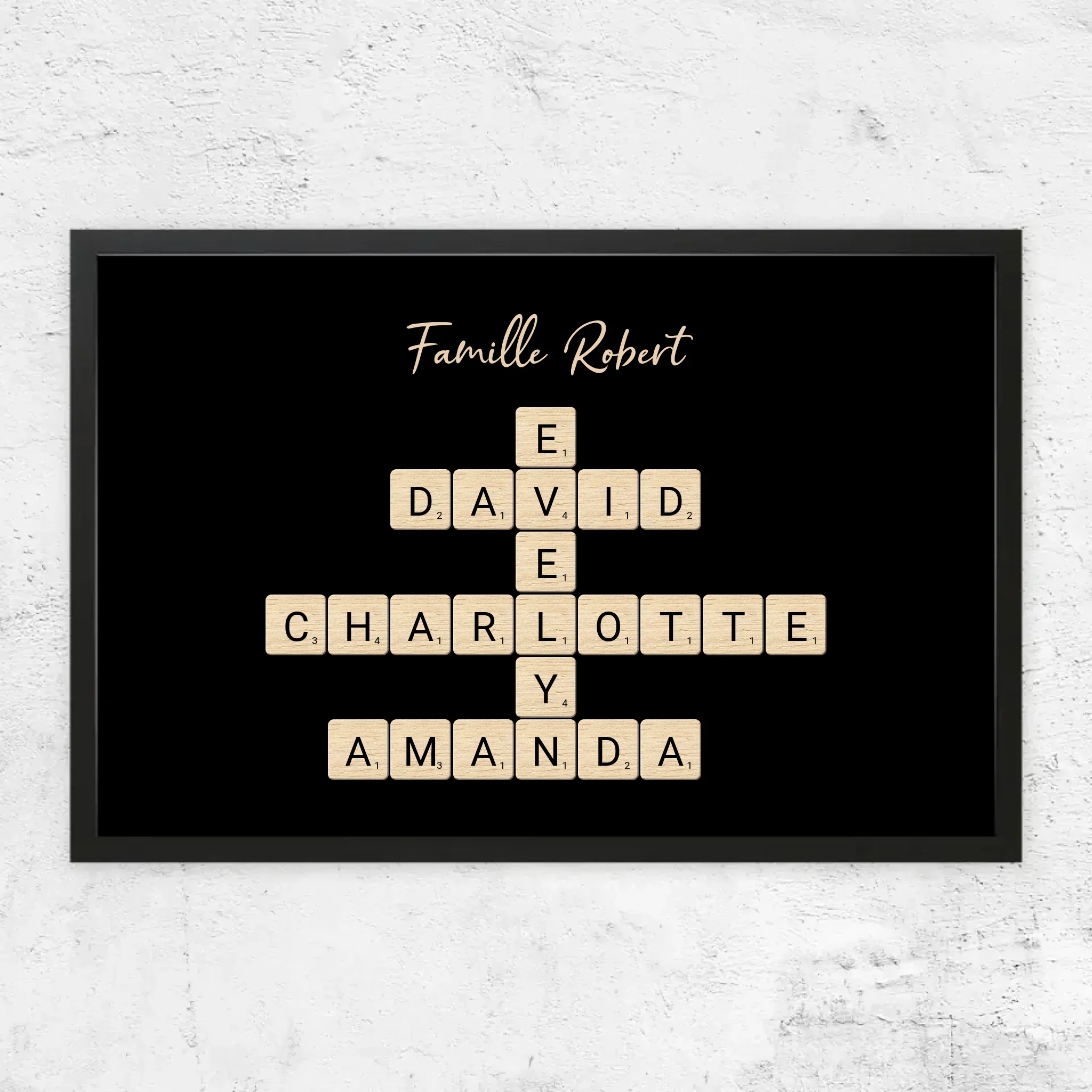 Poster personnalisé “Mots croisés famille - Horizontal” - Image 7