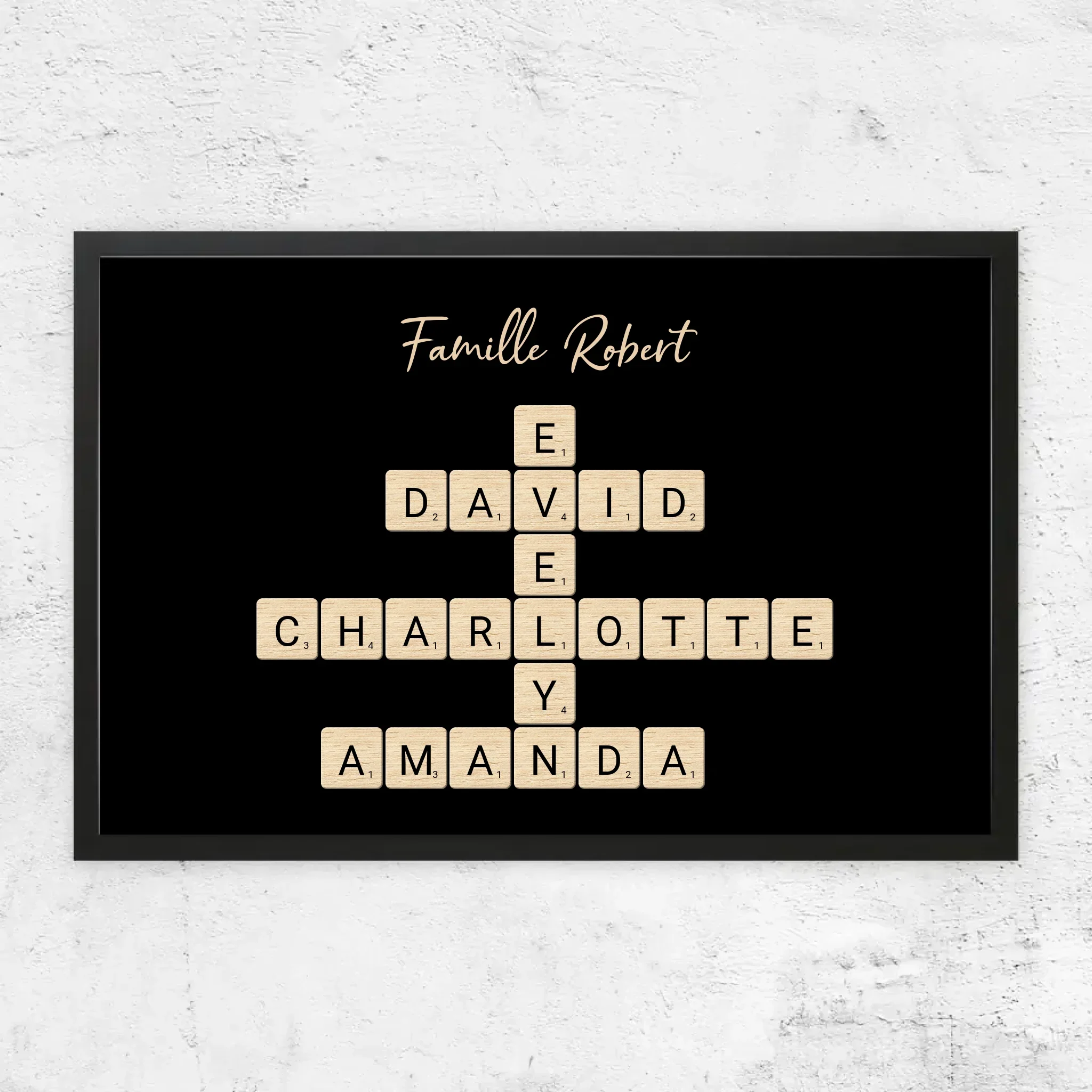 Poster personnalisé “Mots croisés famille - Horizontal” - Image 8