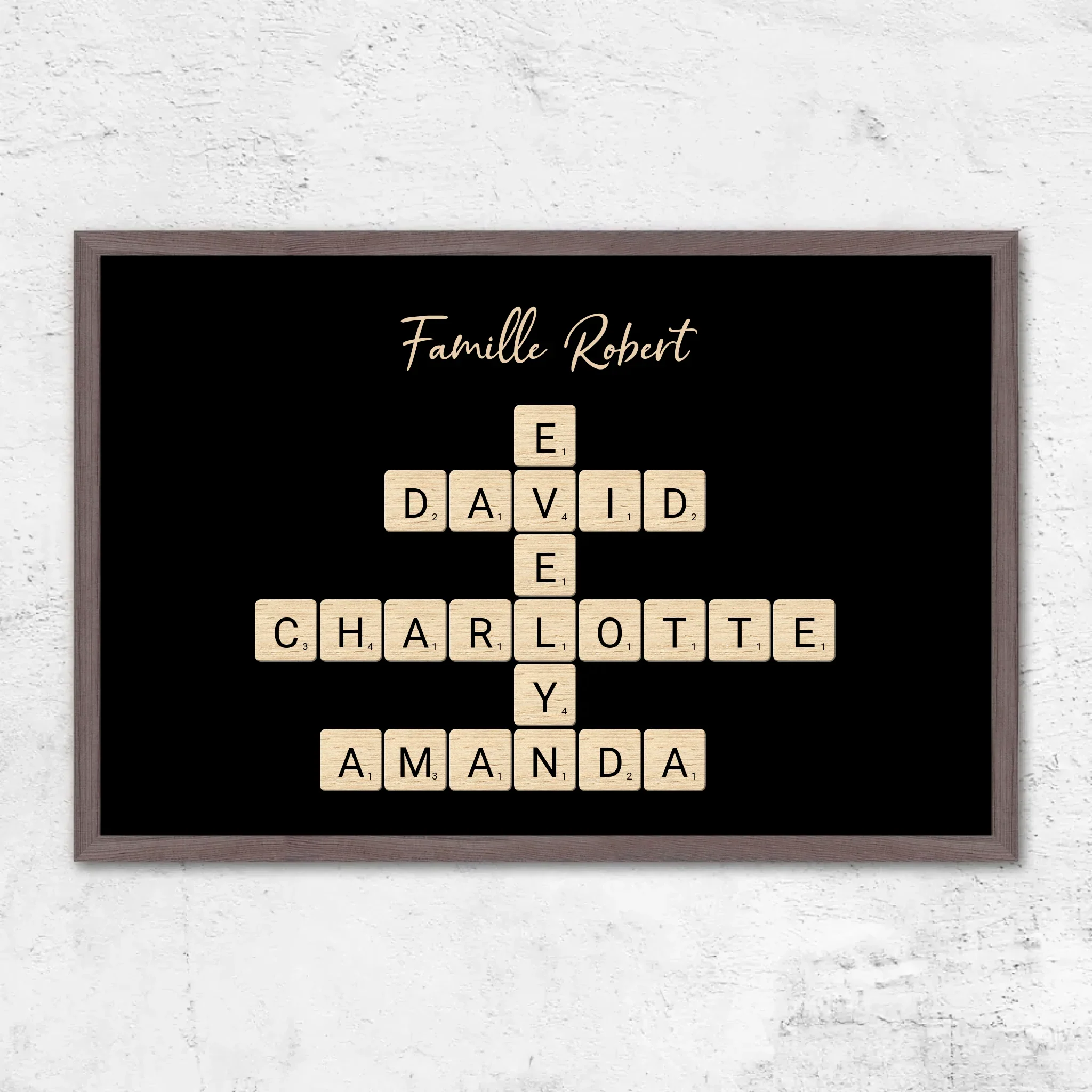 Poster personnalisé “Mots croisés famille - Horizontal” - Image 9