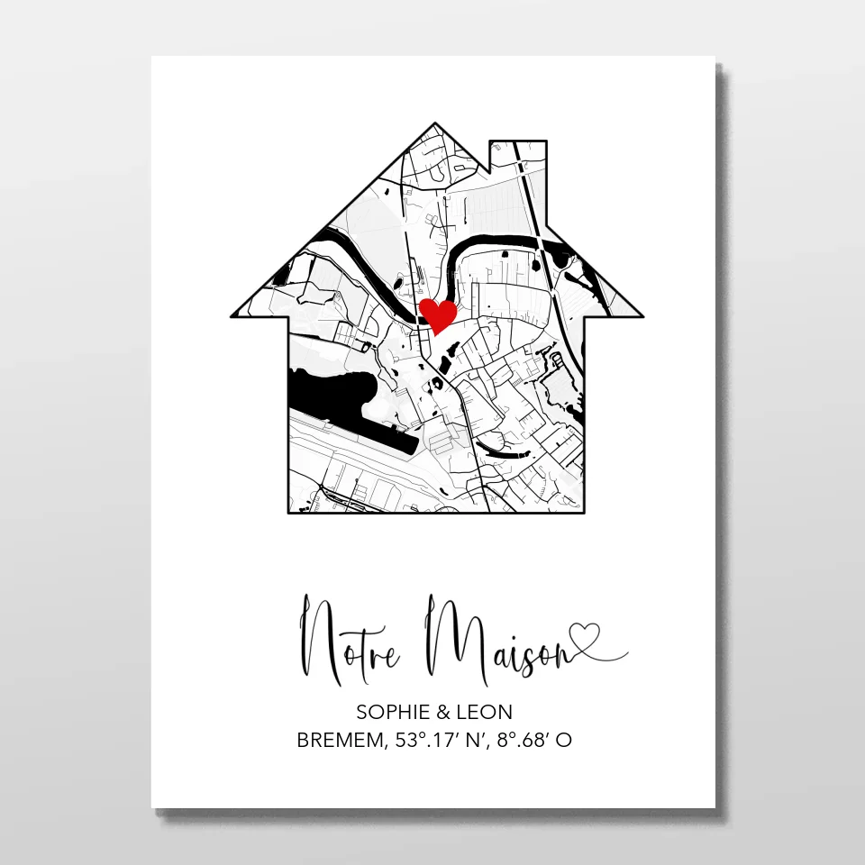 Poster personnalisé "Notre maison" - Image 3