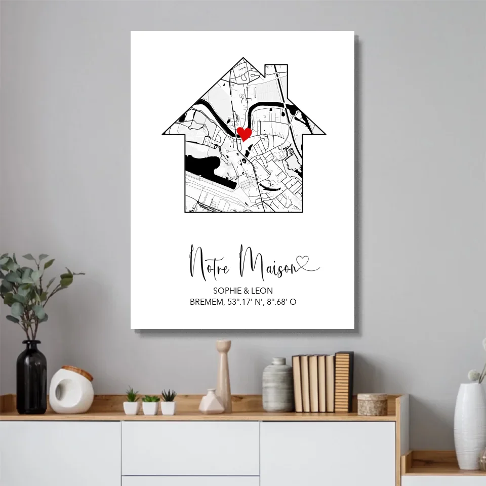 Poster personnalisé "Notre maison" - Image 4