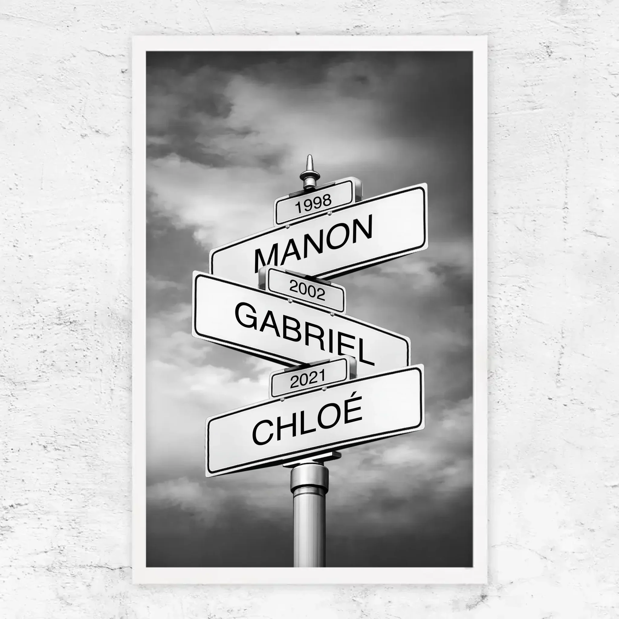 Poster personnalisé – Panneau de rue avec nom de famille et date - Image 13
