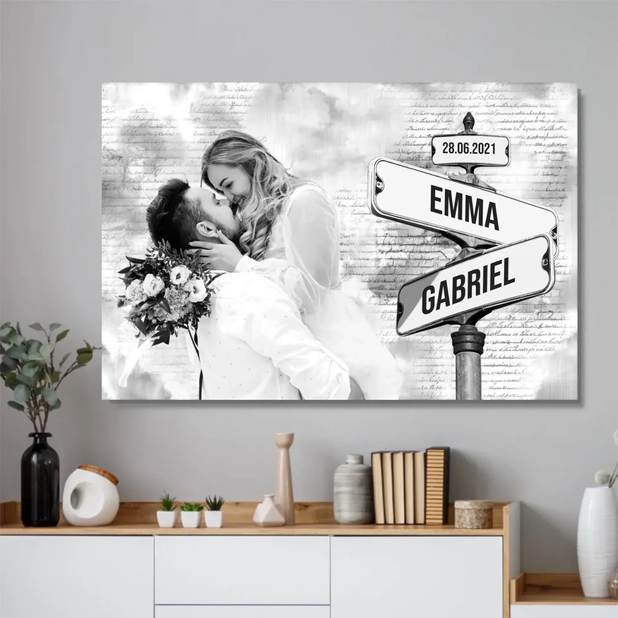 Poster personnalisé “Panneau de signalisation avec photo“ - Image 2