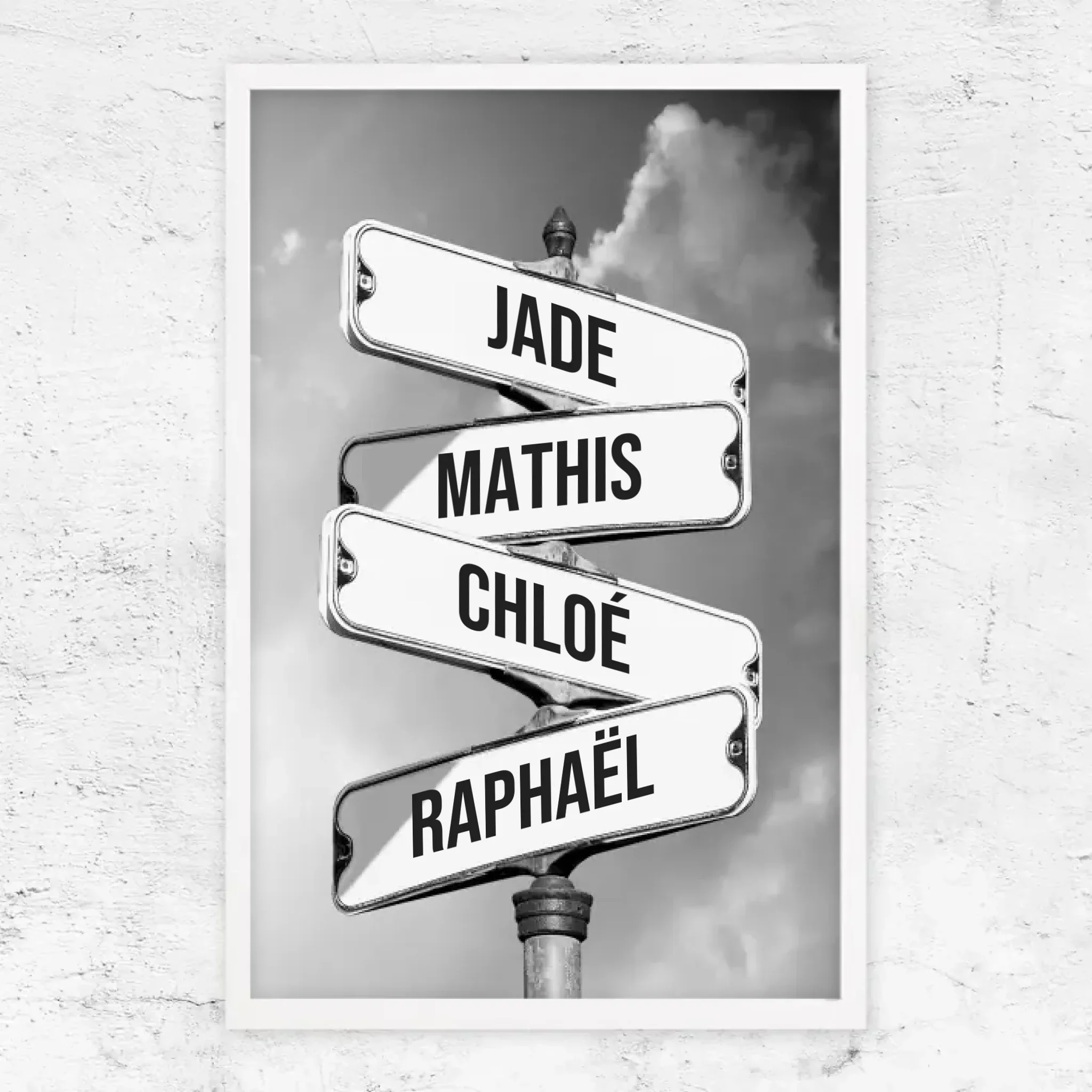 Poster personnalisé "Panneau de signalisation vintage pour les familles" - Image 16