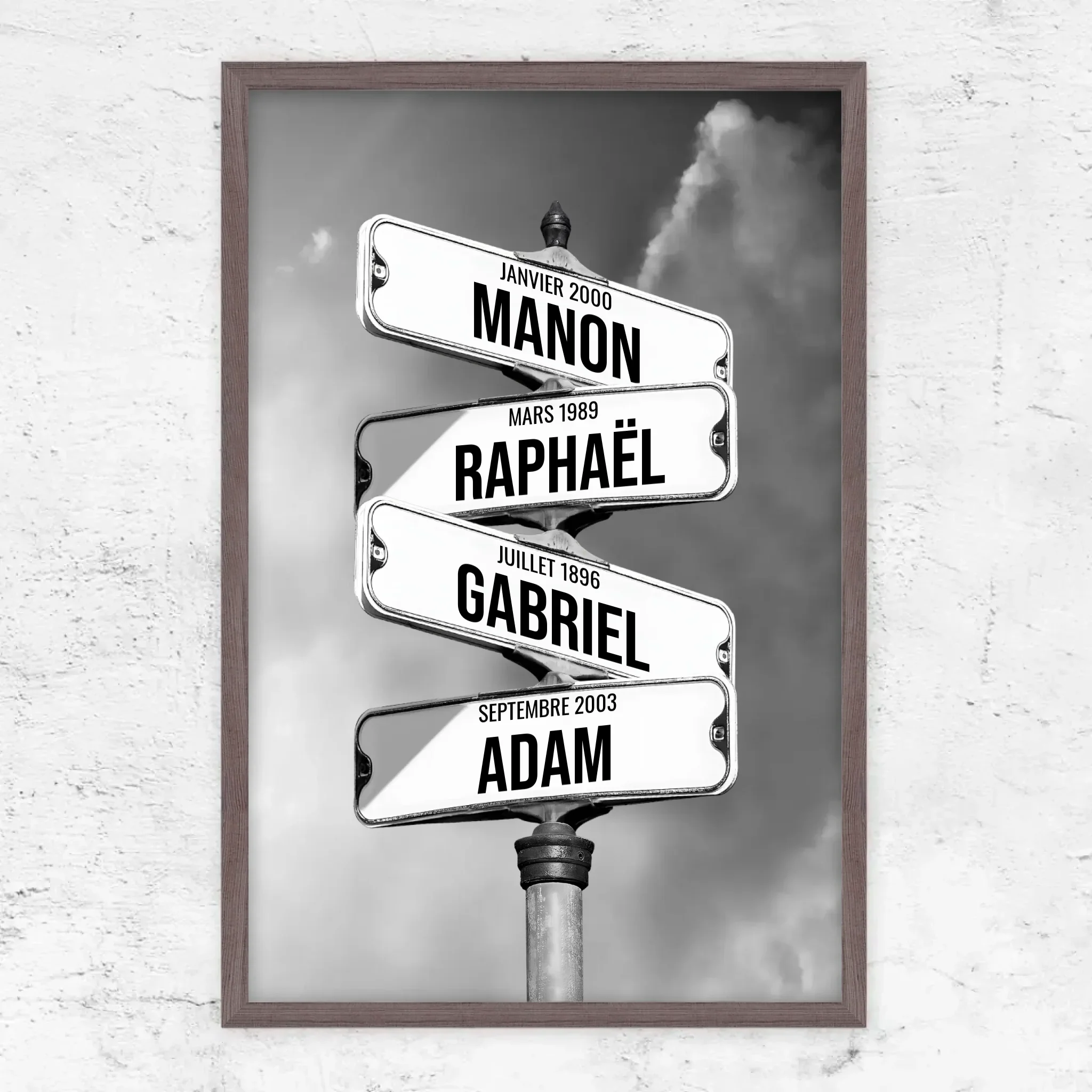 Poster personnalisé – Panneaux de rue avec noms de famille - Image 11