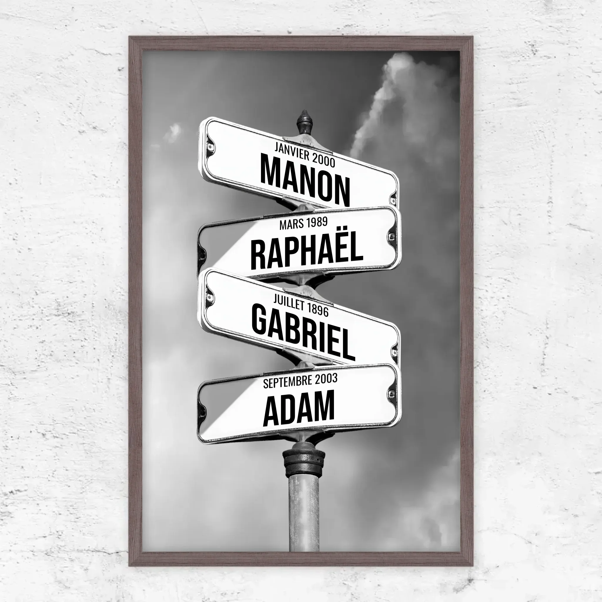 Poster personnalisé – Panneaux de rue avec noms de famille - Image 12