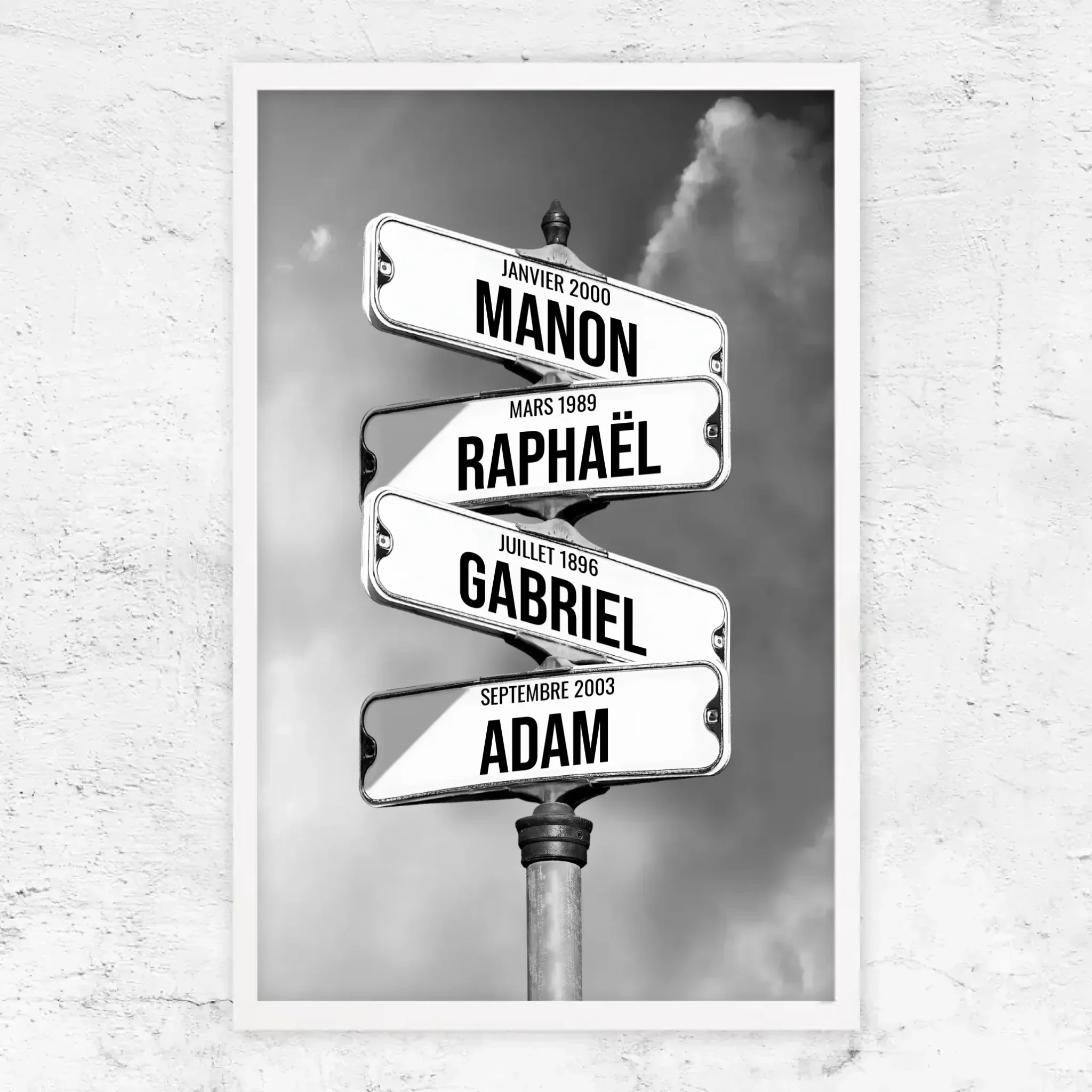 Poster personnalisé – Panneaux de rue avec noms de famille - Image 13