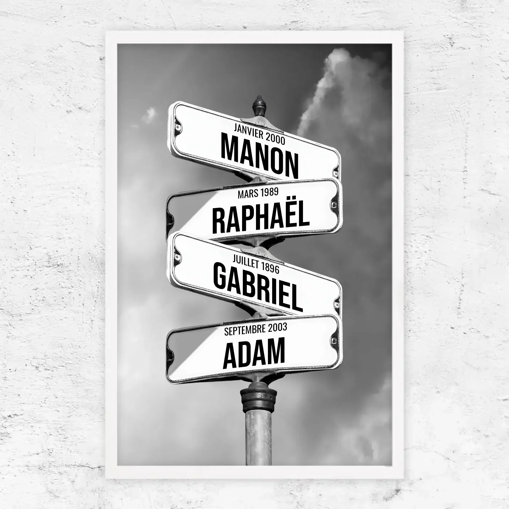 Poster personnalisé – Panneaux de rue avec noms de famille - Image 14
