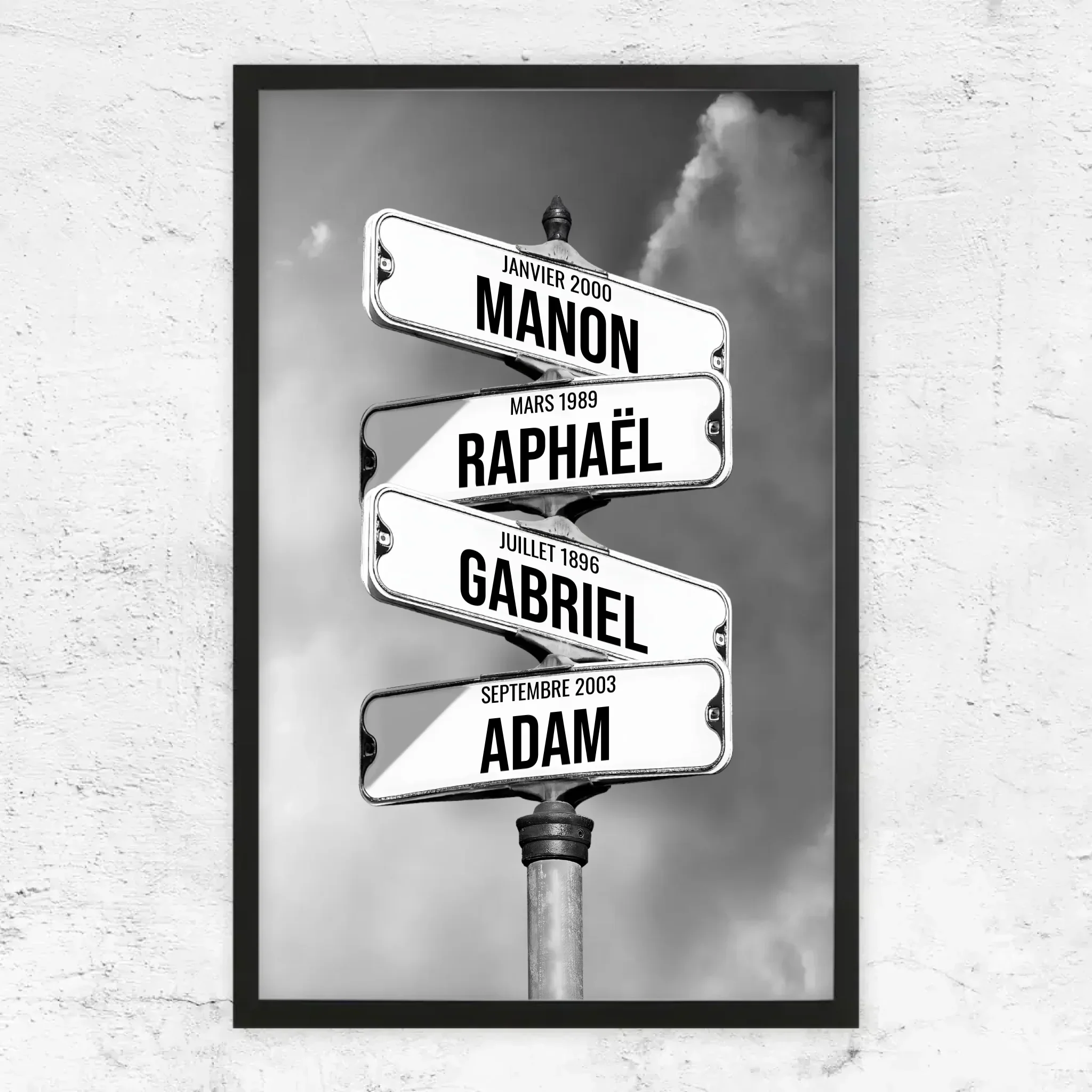 Poster personnalisé – Panneaux de rue avec noms de famille - Image 5