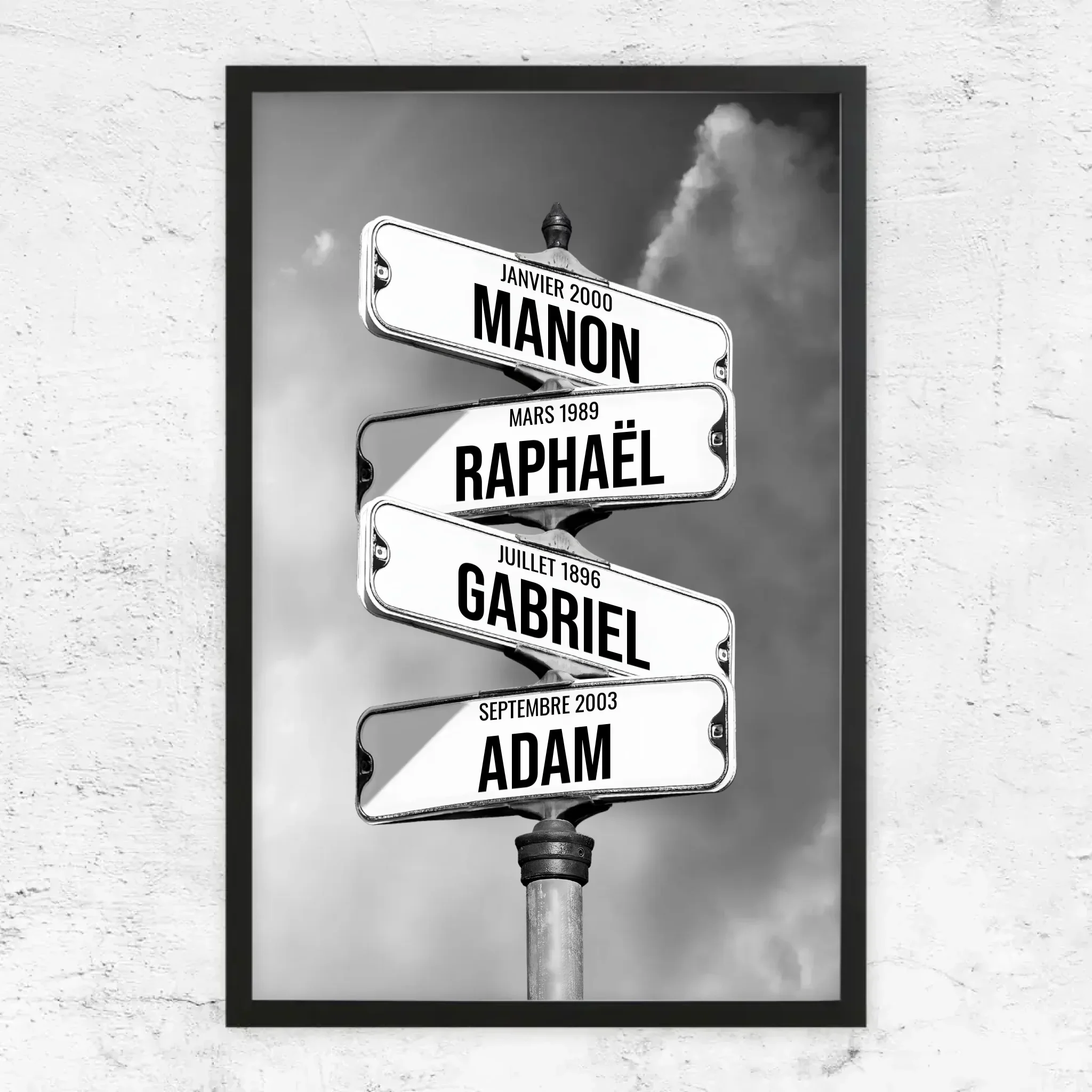 Poster personnalisé – Panneaux de rue avec noms de famille - Image 6