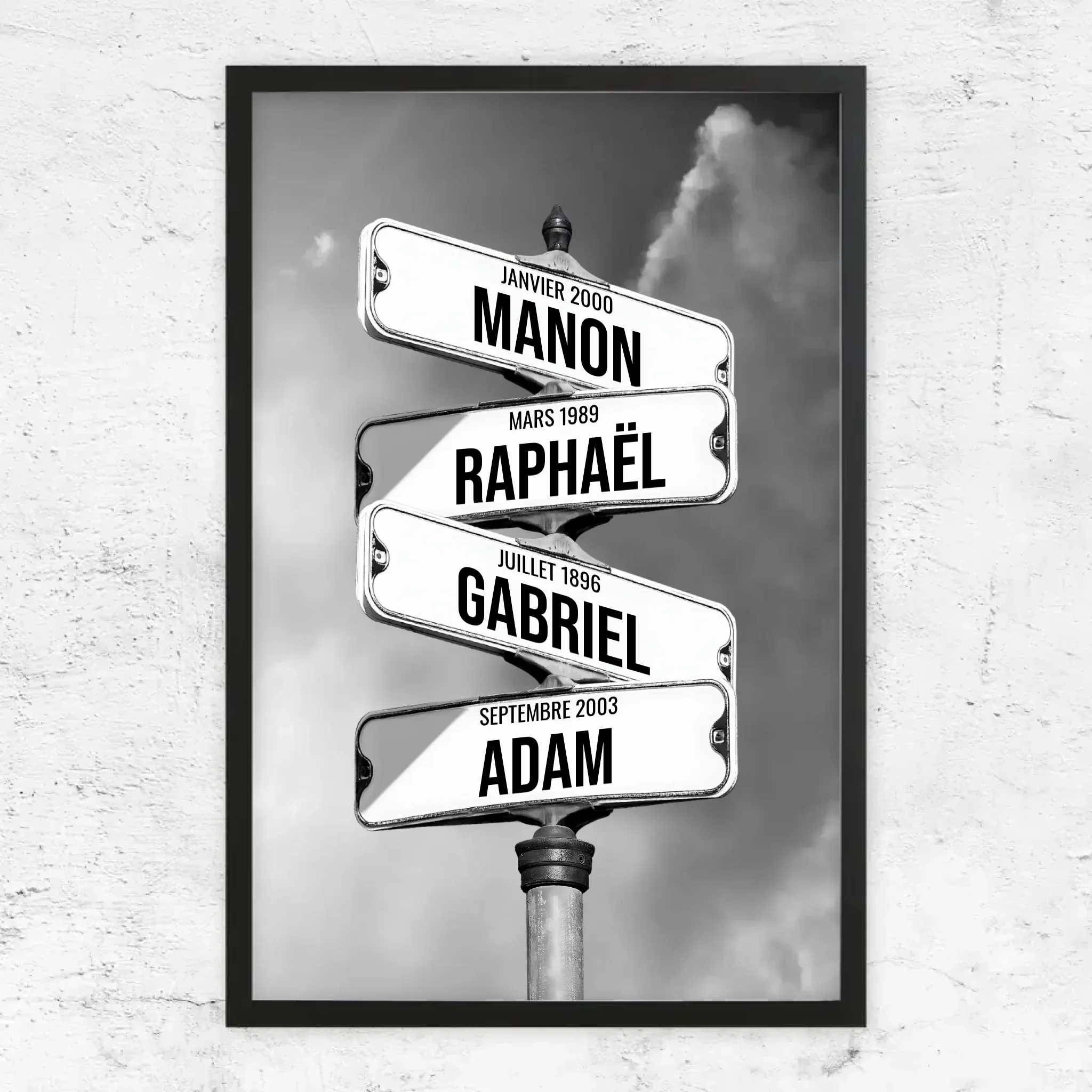 Poster personnalisé – Panneaux de rue avec noms de famille - Image 7