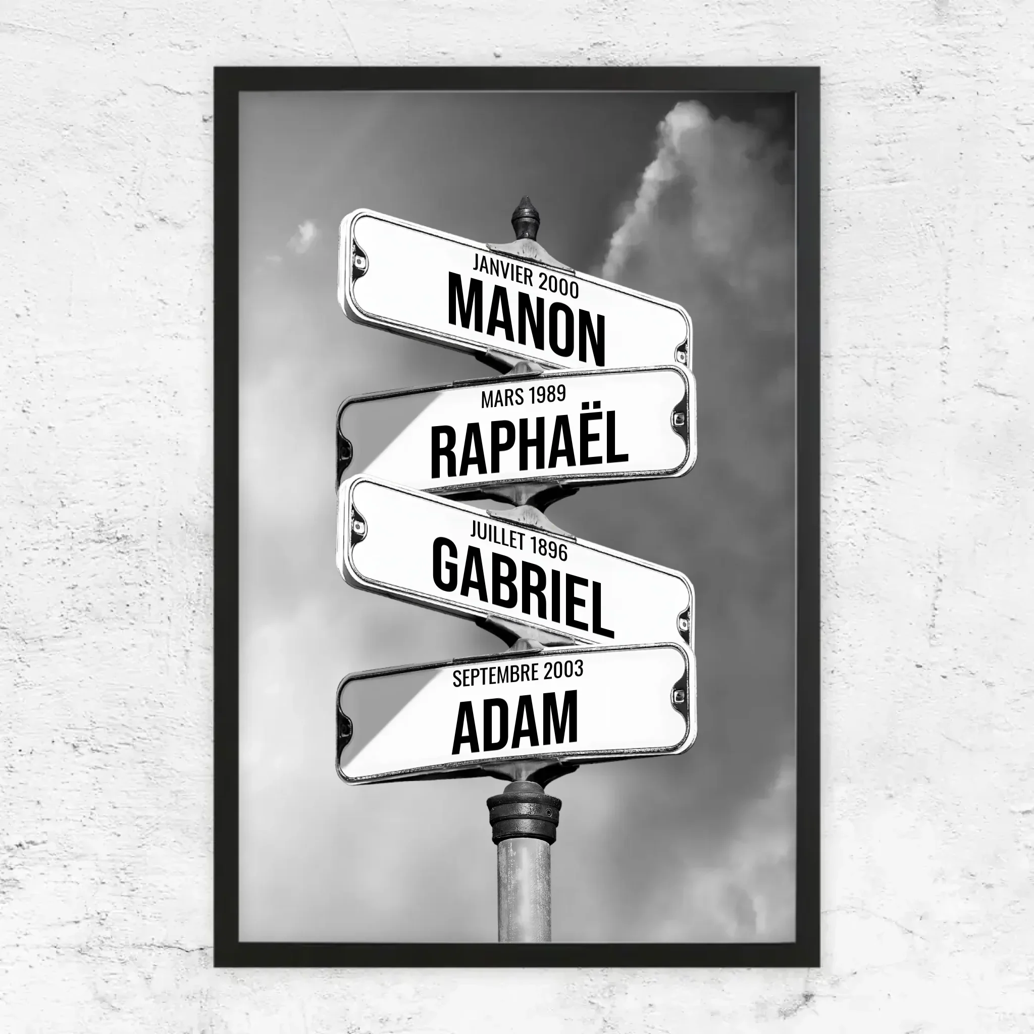Poster personnalisé – Panneaux de rue avec noms de famille - Image 8
