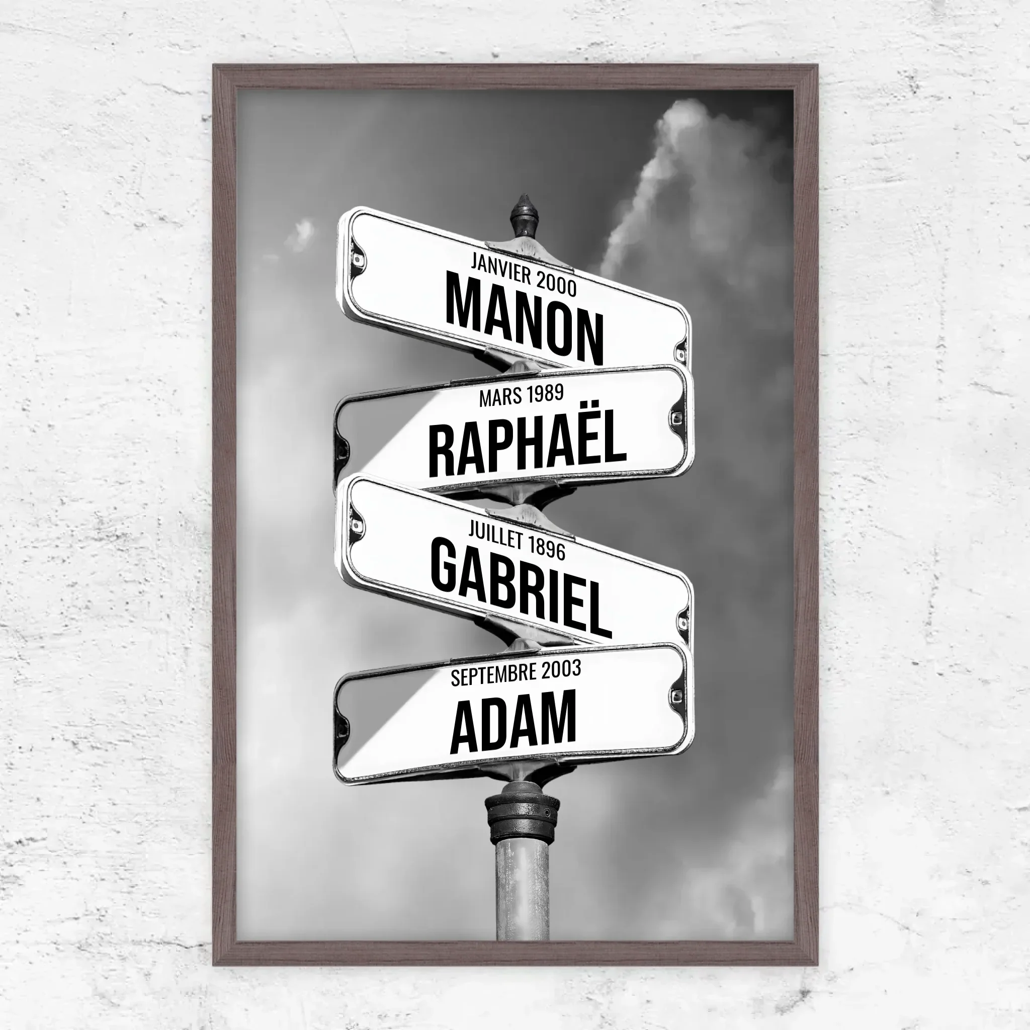 Poster personnalisé – Panneaux de rue avec noms de famille - Image 9