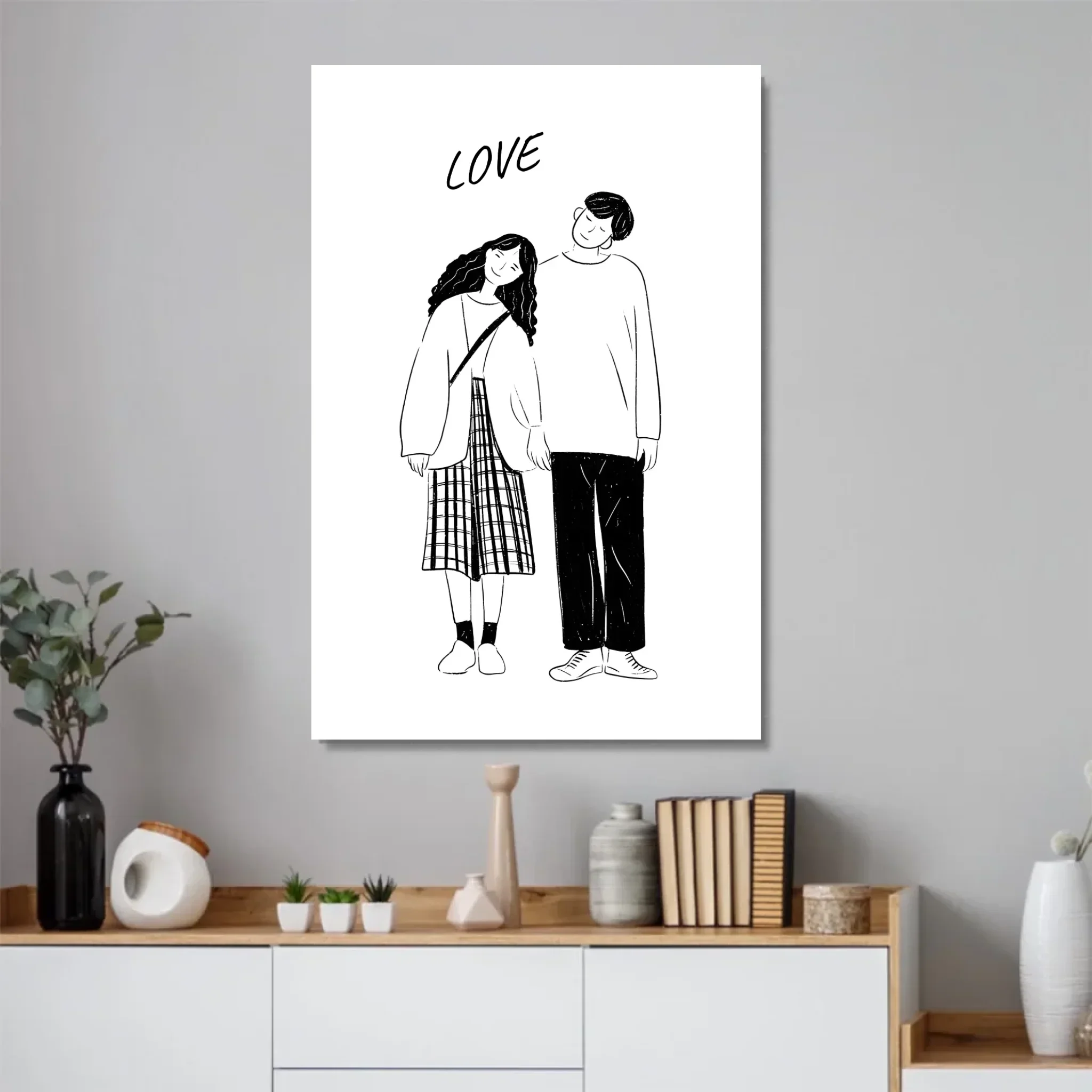 Poster personnalisé – Photo en dessin au trait - Image 2