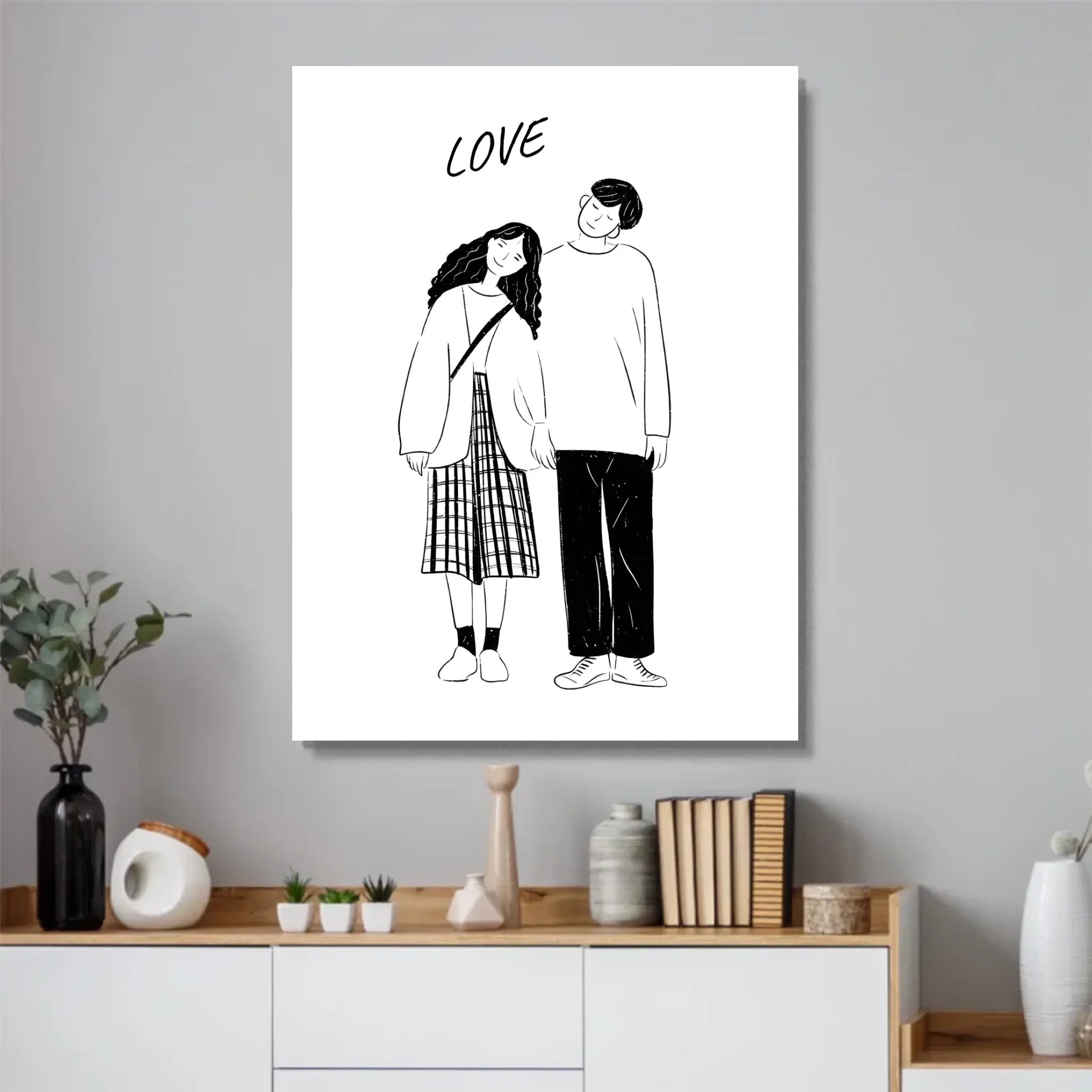 Poster personnalisé – Photo en dessin au trait - Image 4