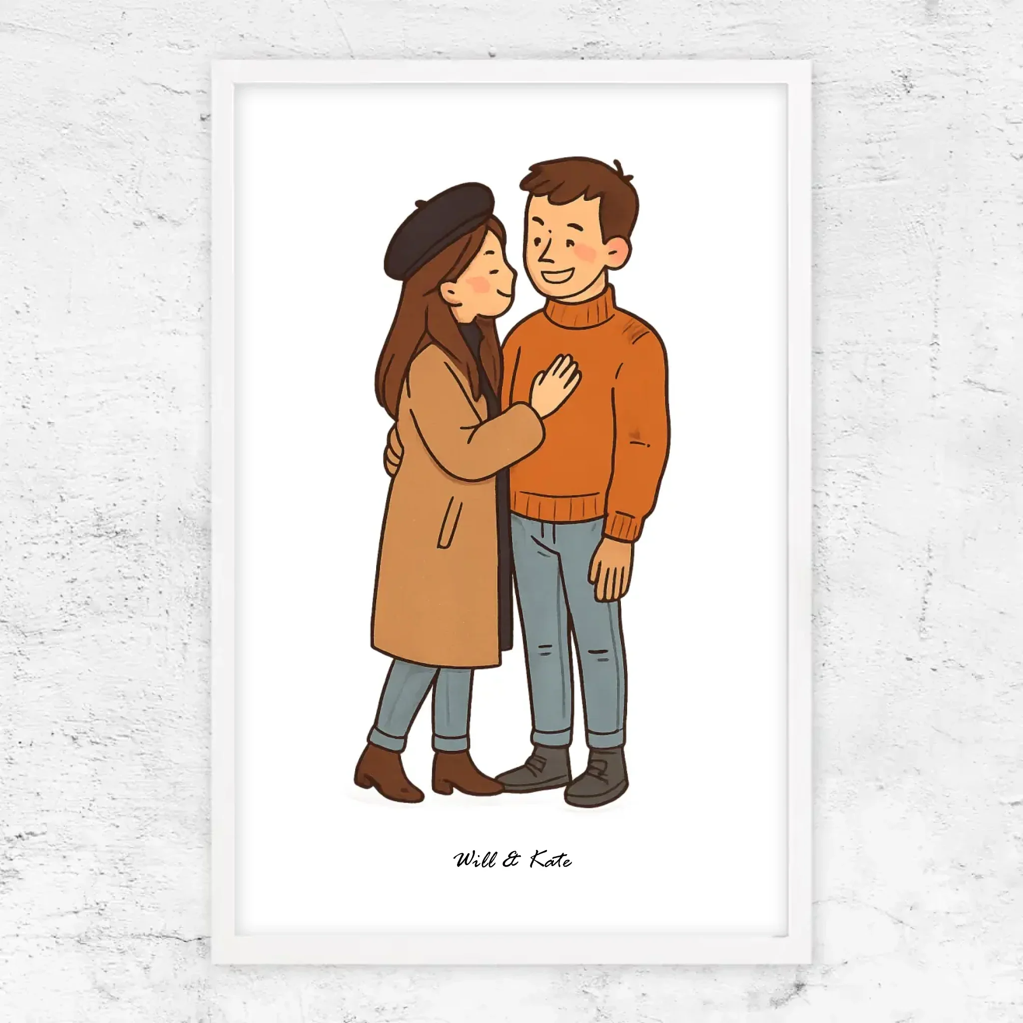Poster personnalisé – Portrait de couple personnalisé - Image 16