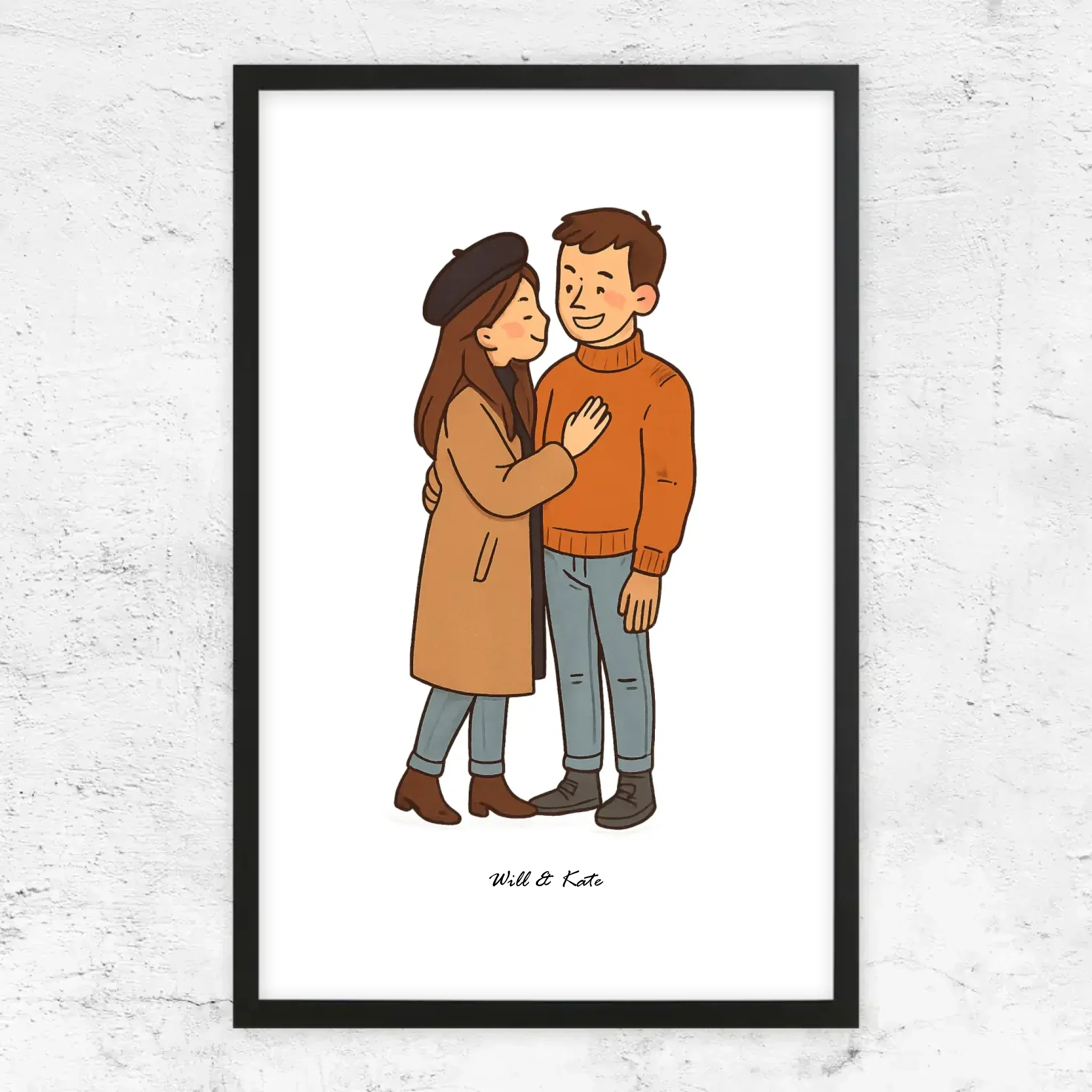 Poster personnalisé – Portrait de couple personnalisé - Image 5
