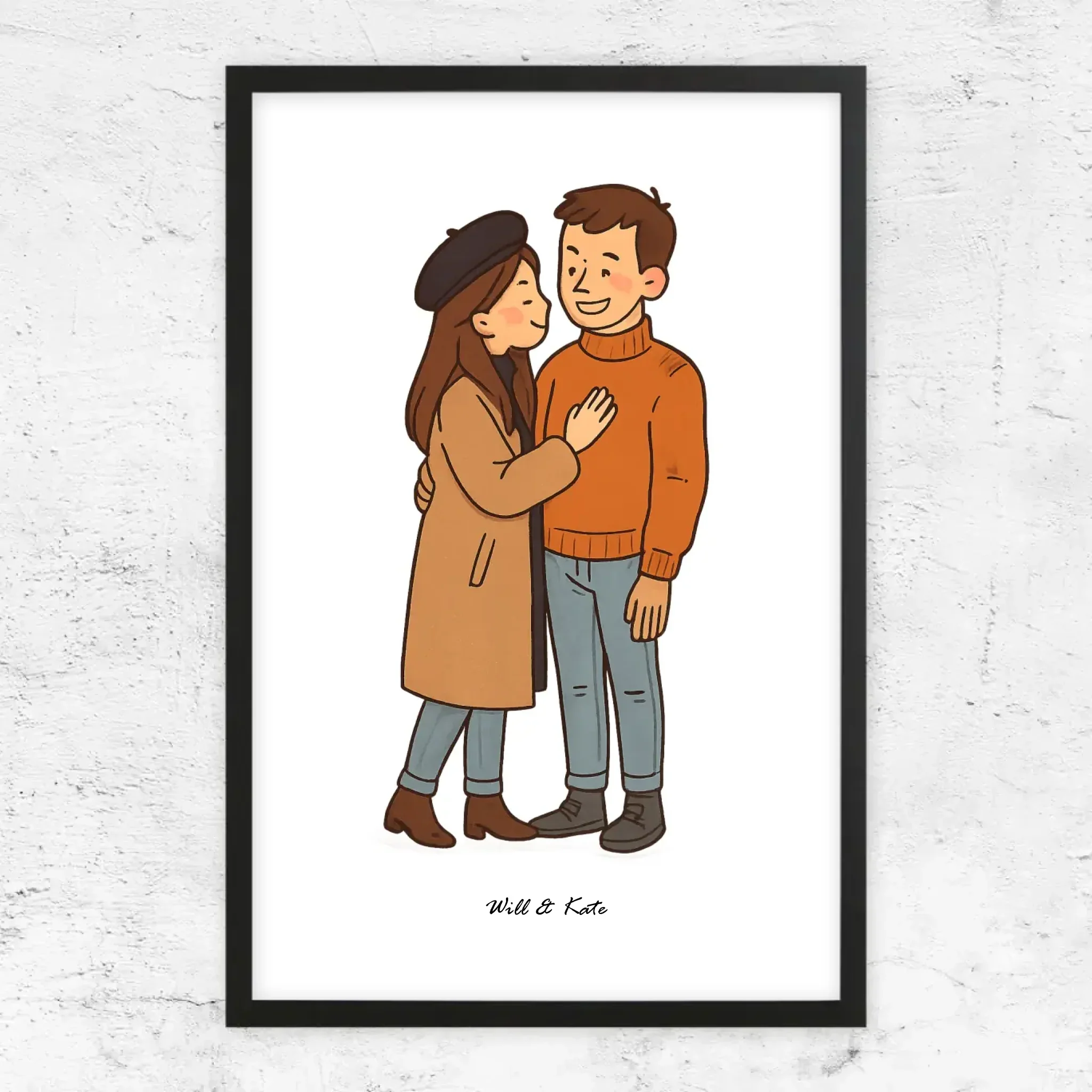 Poster personnalisé – Portrait de couple personnalisé - Image 6