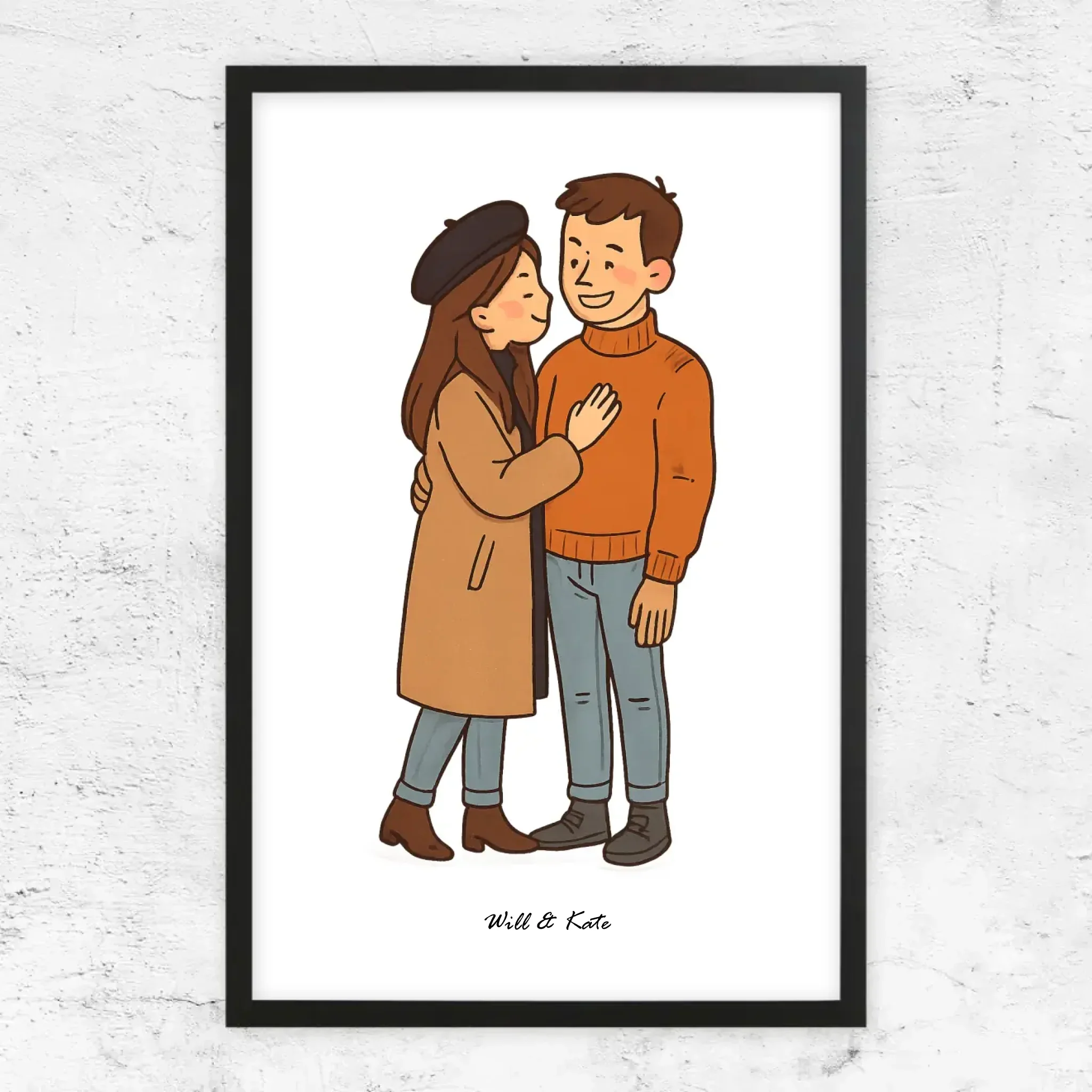 Poster personnalisé – Portrait de couple personnalisé - Image 7