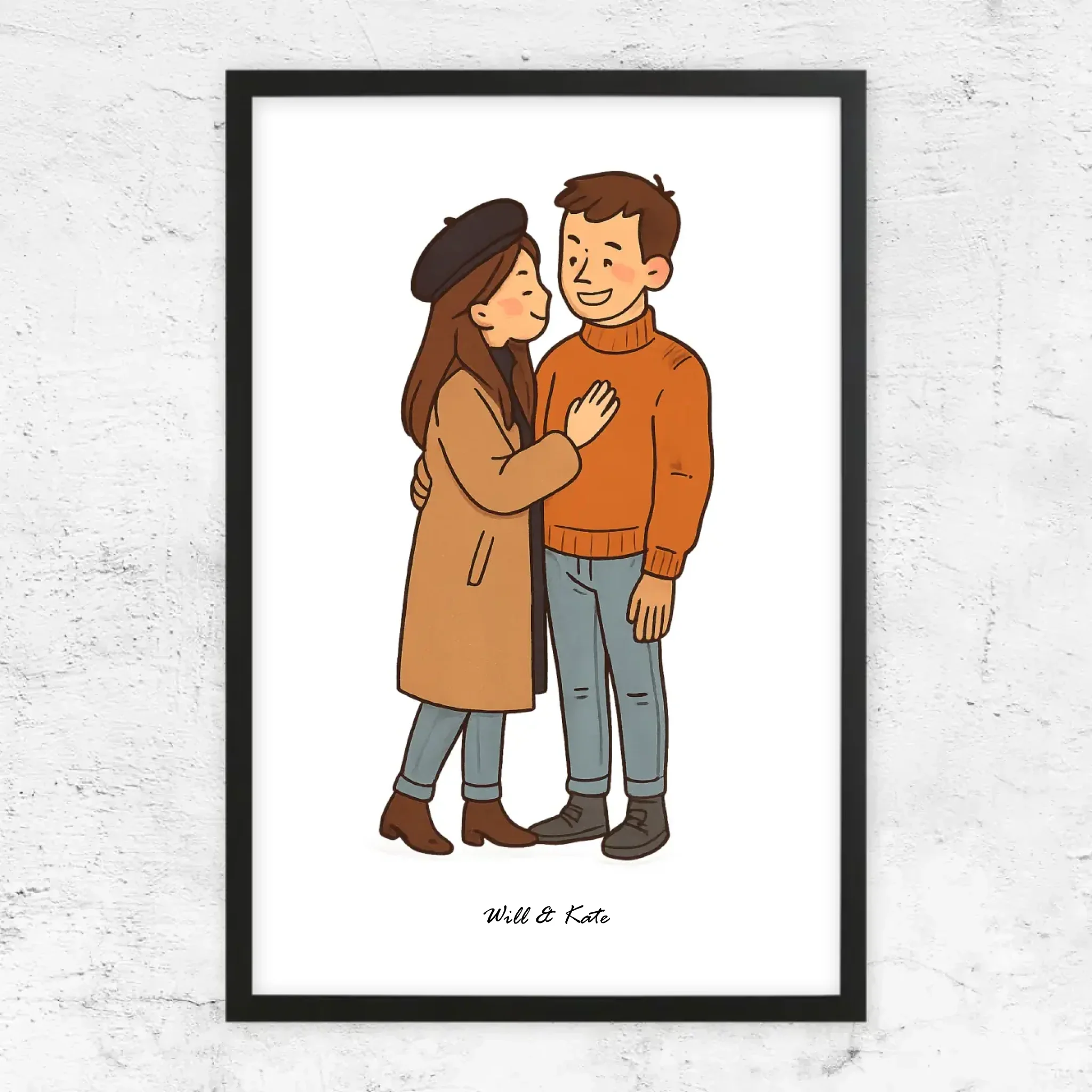 Poster personnalisé – Portrait de couple personnalisé - Image 8