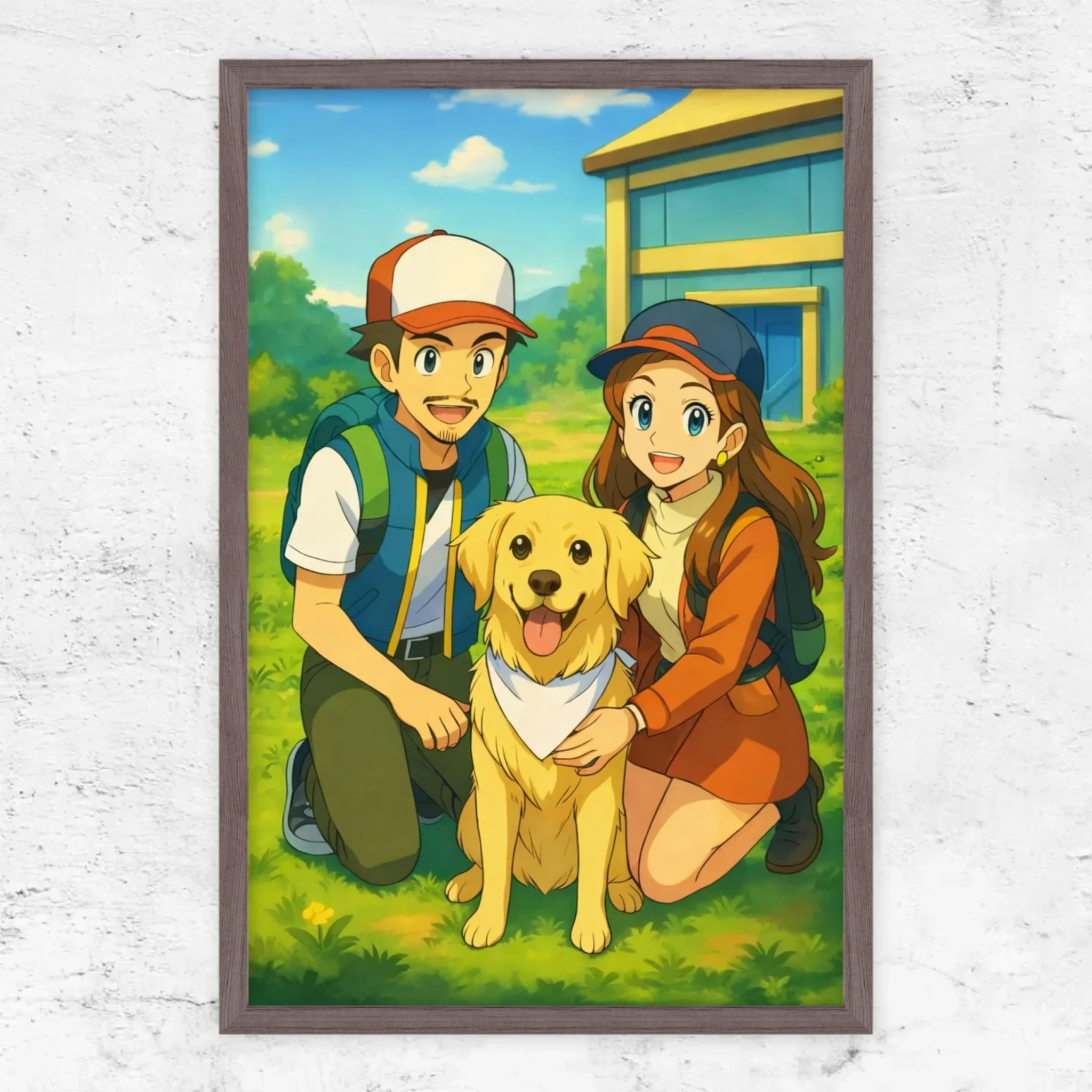 Poster personnalisé – Portrait de dresseur de monstres anime - Image 10