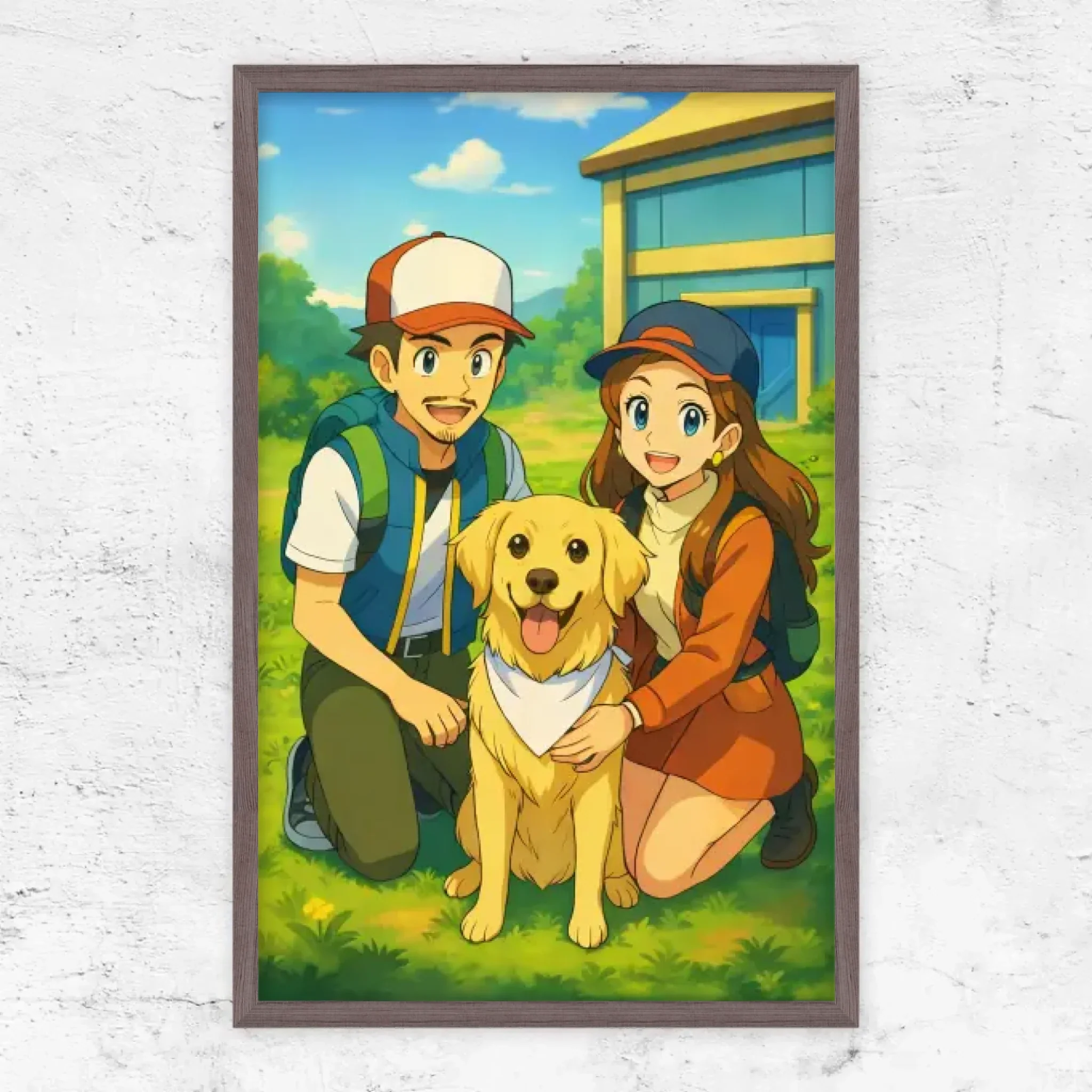 Poster personnalisé – Portrait de dresseur de monstres anime - Image 12