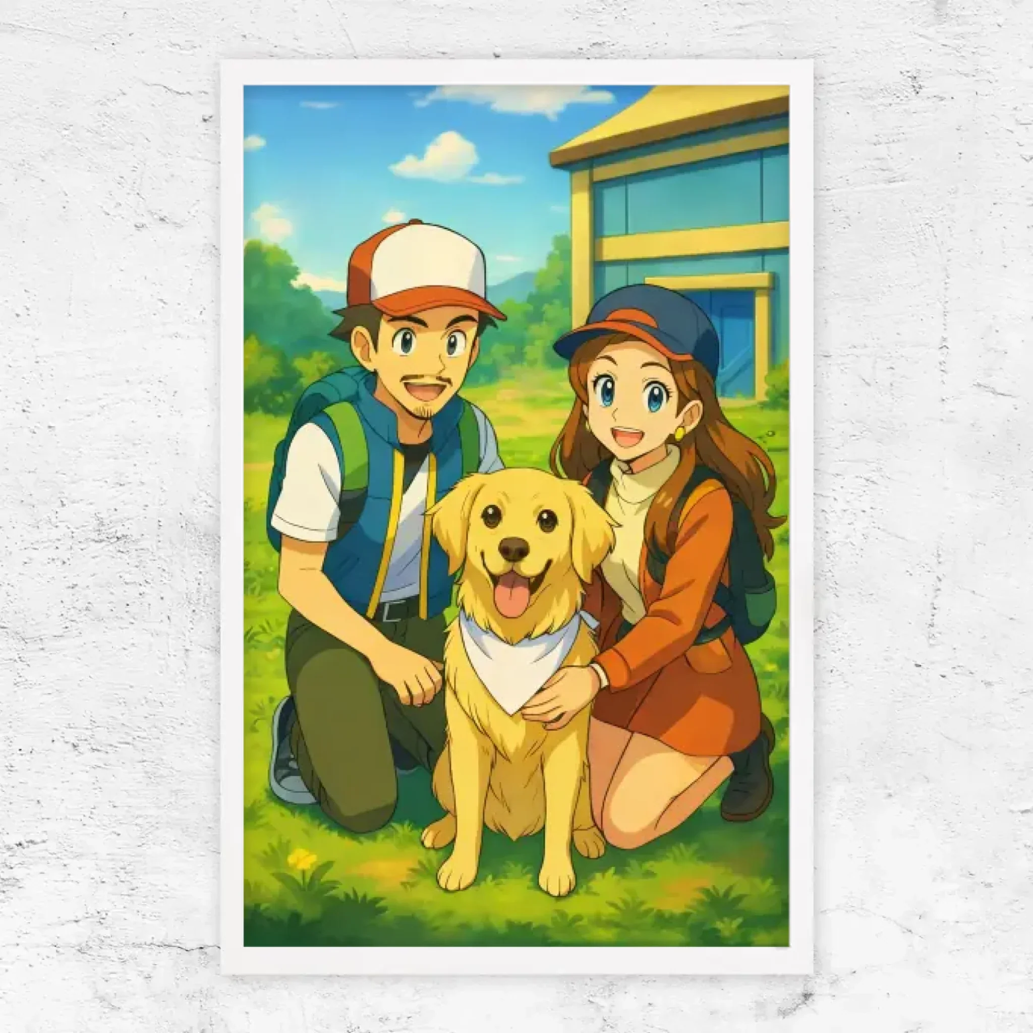 Poster personnalisé – Portrait de dresseur de monstres anime - Image 13