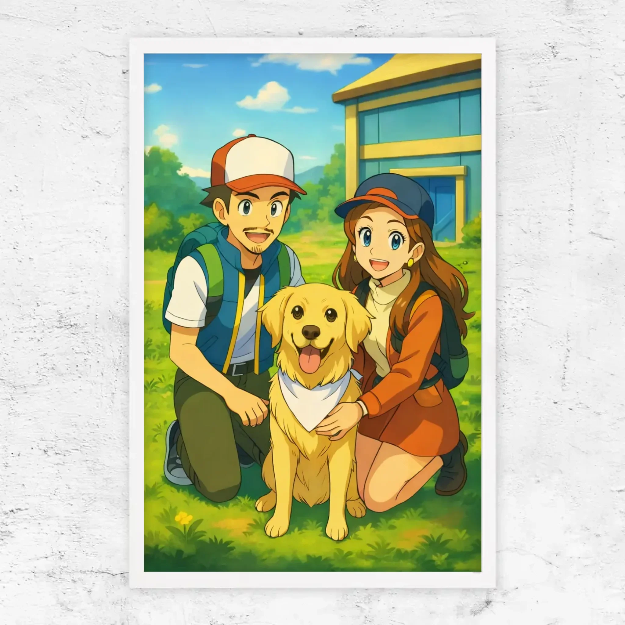 Poster personnalisé – Portrait de dresseur de monstres anime - Image 14