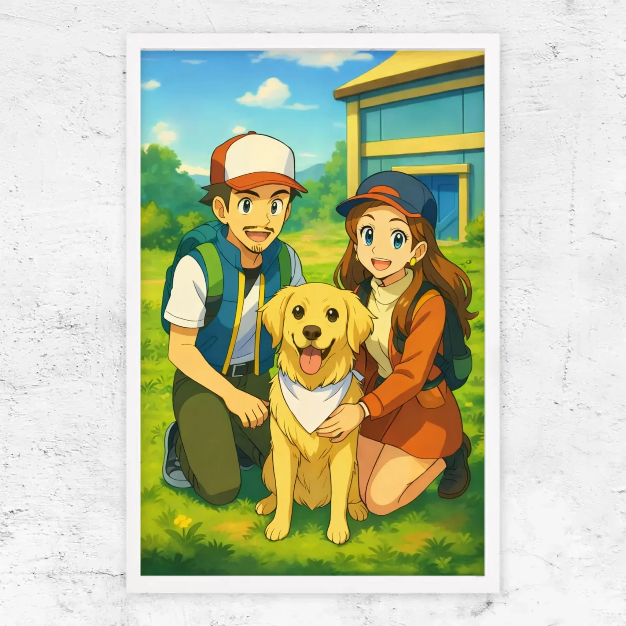 Poster personnalisé – Portrait de dresseur de monstres anime - Image 15