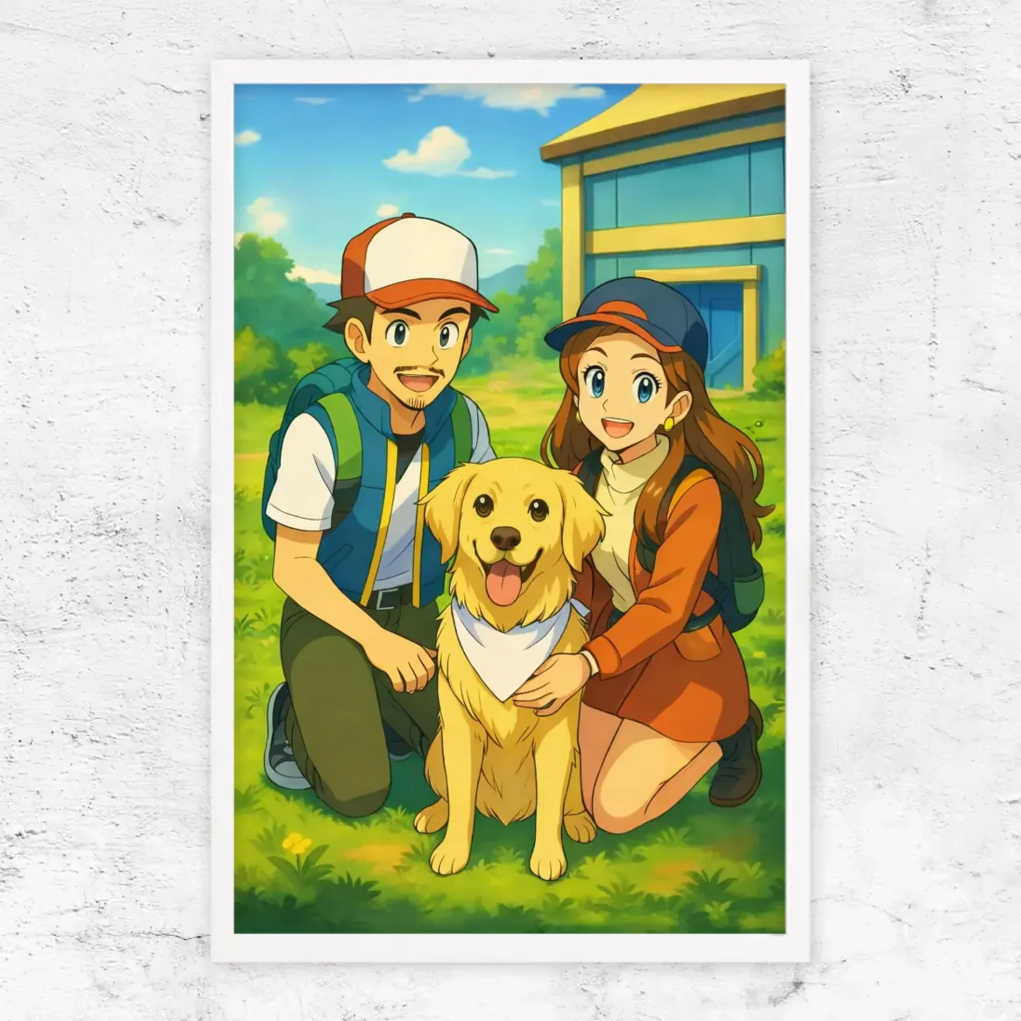 Poster personnalisé – Portrait de dresseur de monstres anime - Image 16