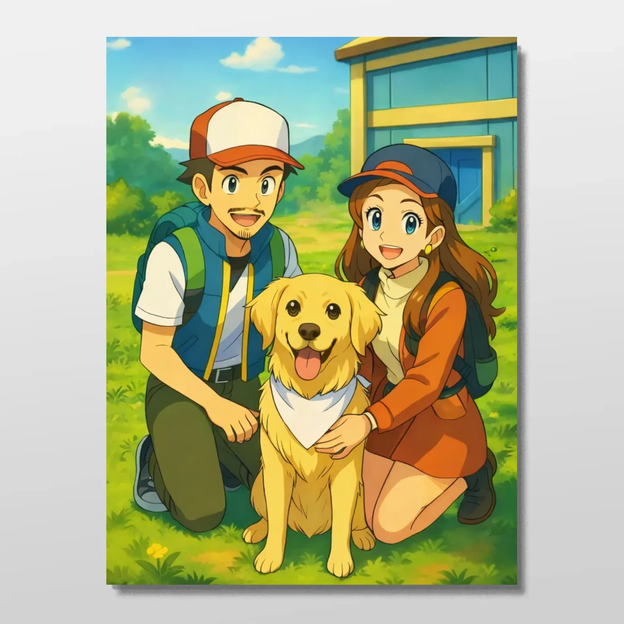 Poster personnalisé – Portrait de dresseur de monstres anime - Image 3