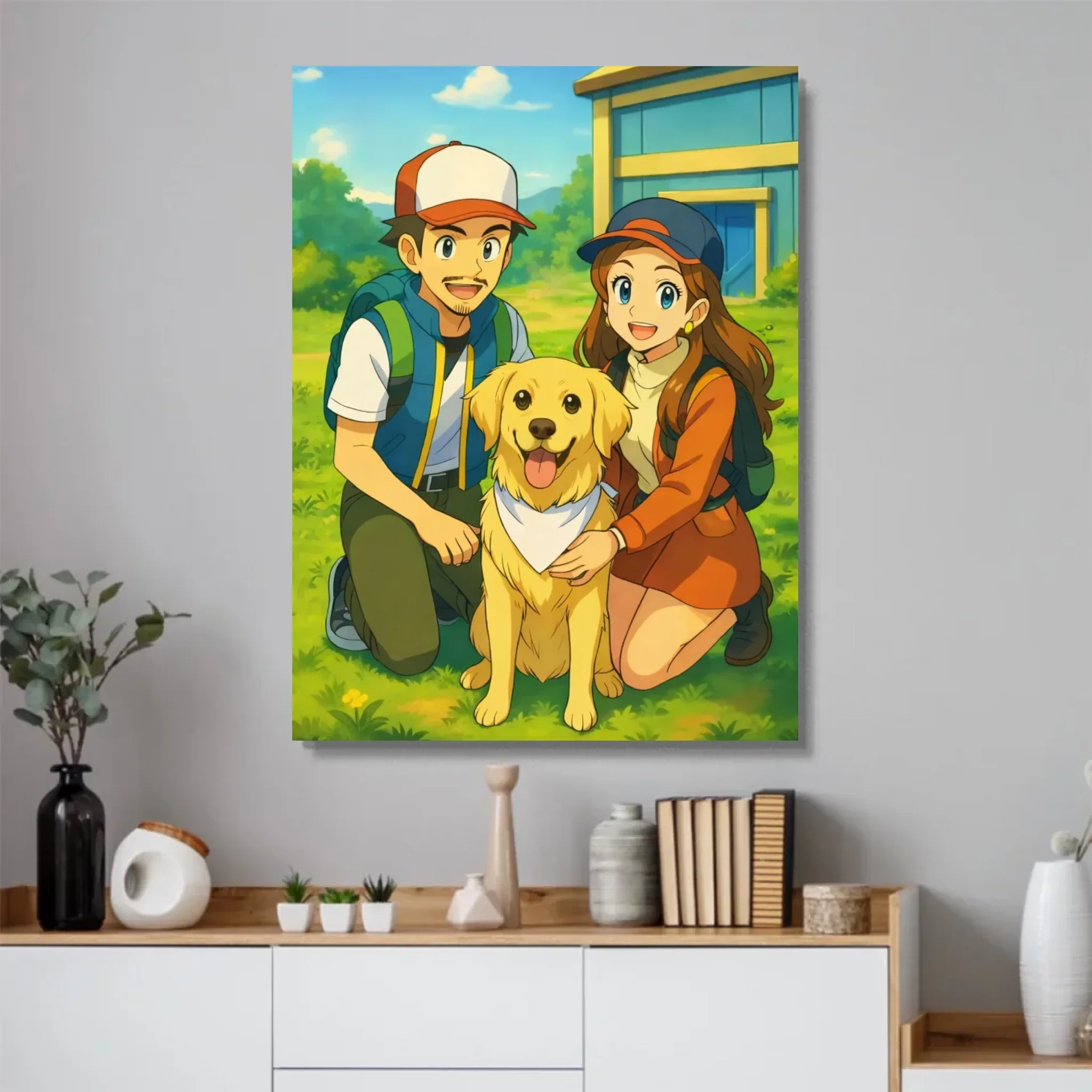 Poster personnalisé – Portrait de dresseur de monstres anime - Image 4