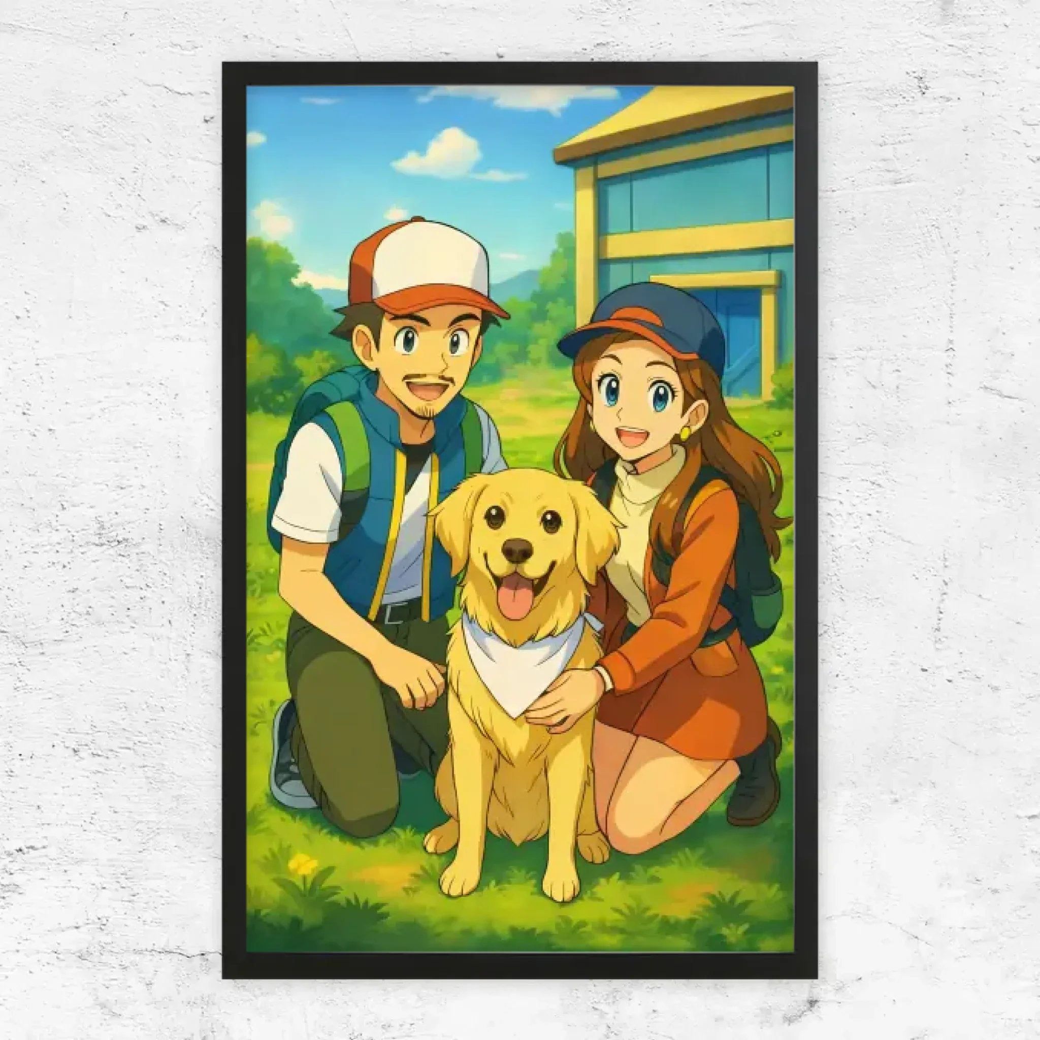 Poster personnalisé – Portrait de dresseur de monstres anime - Image 5