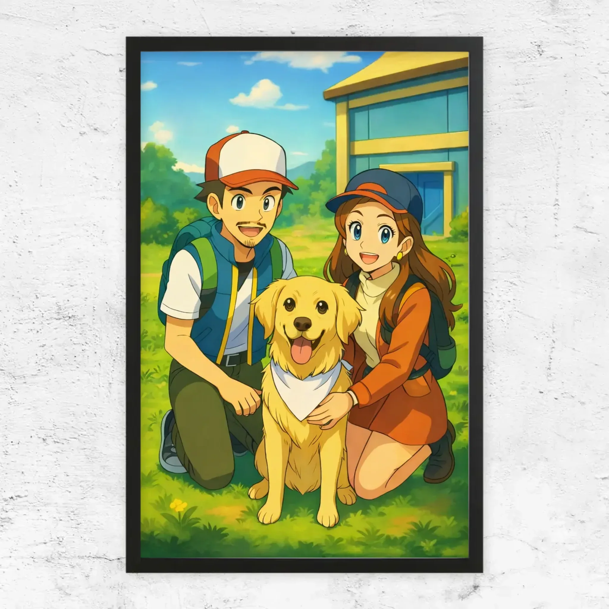 Poster personnalisé – Portrait de dresseur de monstres anime - Image 6