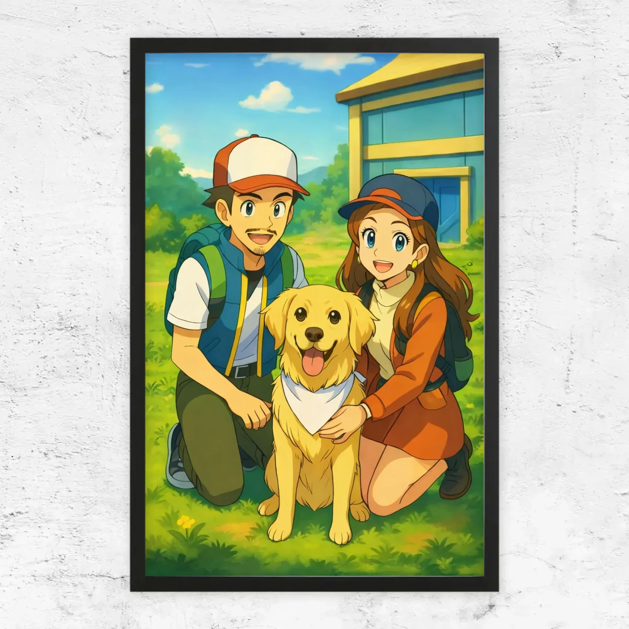 Poster personnalisé – Portrait de dresseur de monstres anime - Image 7
