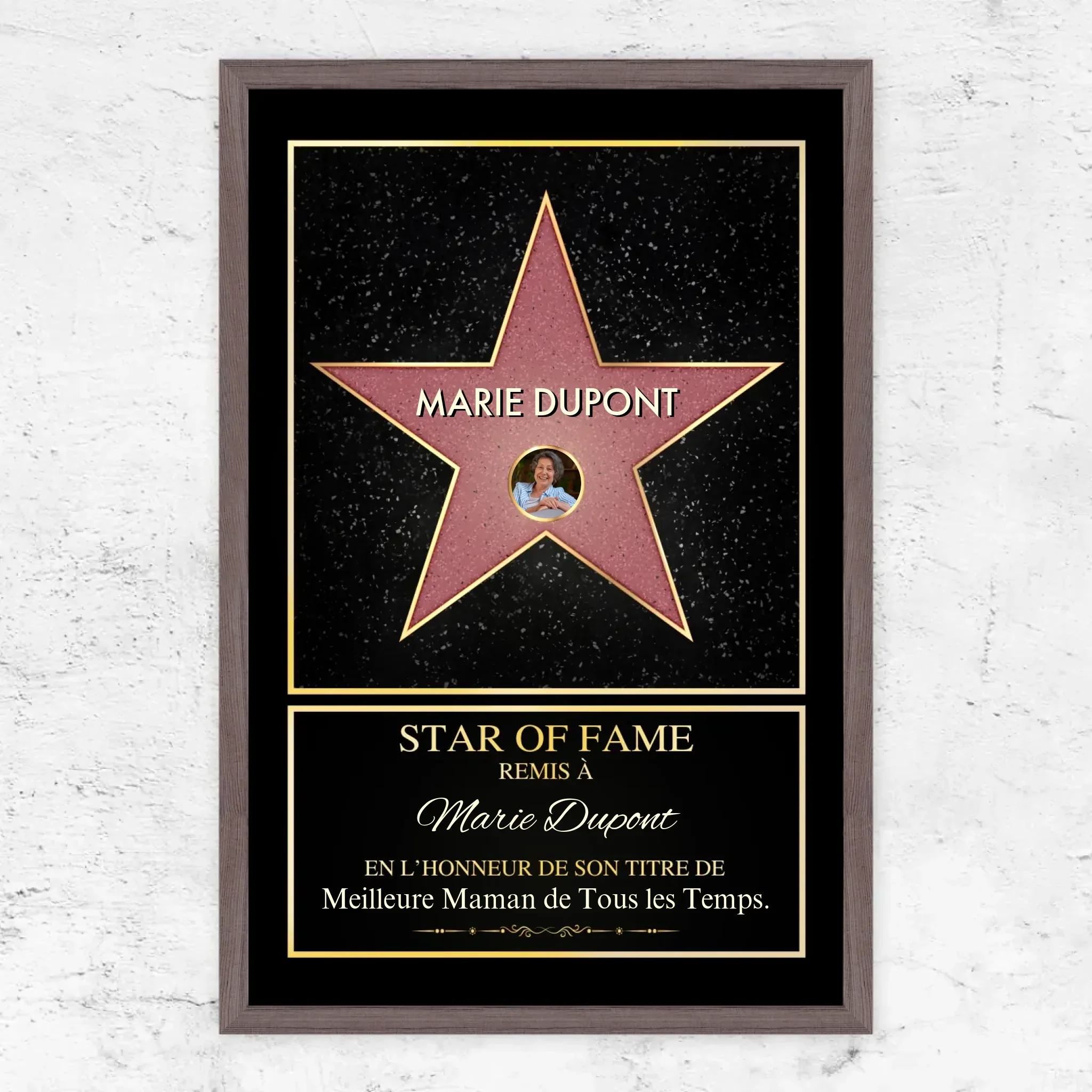 Poster personnalisé "Star of Fame - avec photo" - Image 10