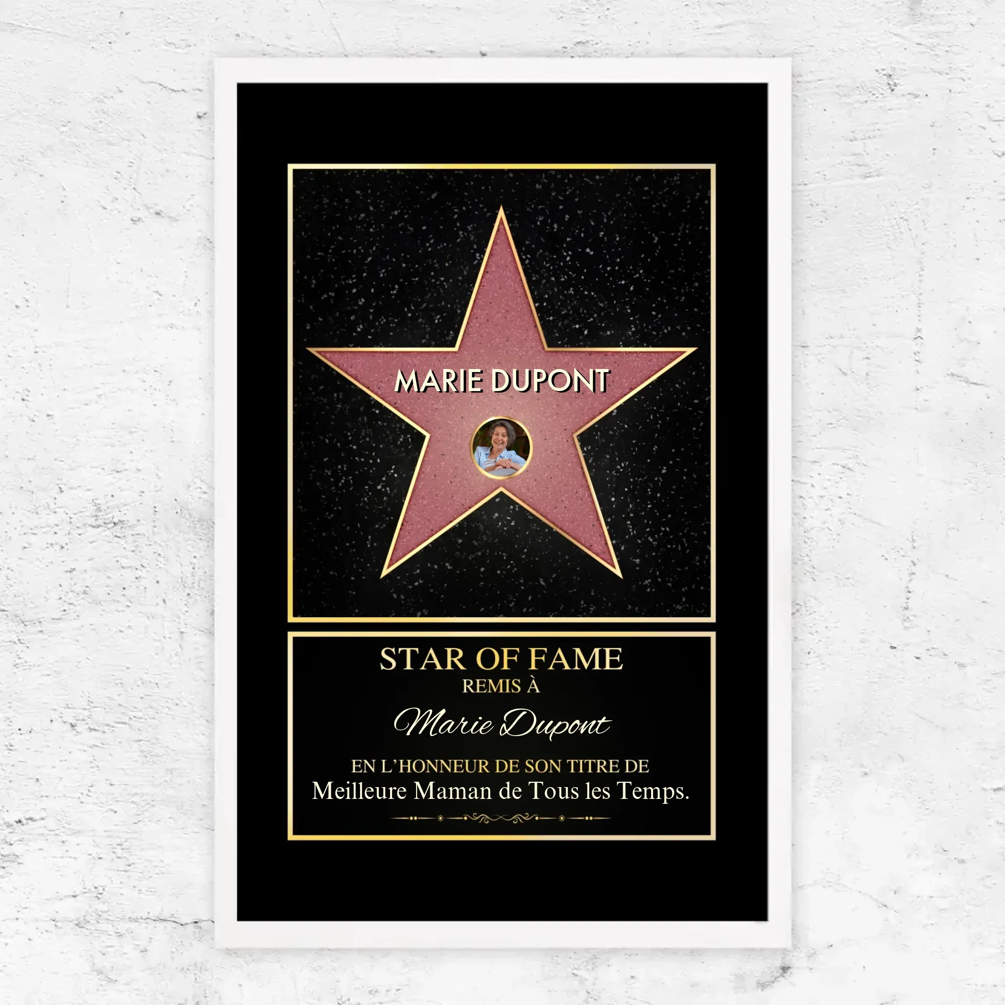 Poster personnalisé "Star of Fame - avec photo" - Image 13