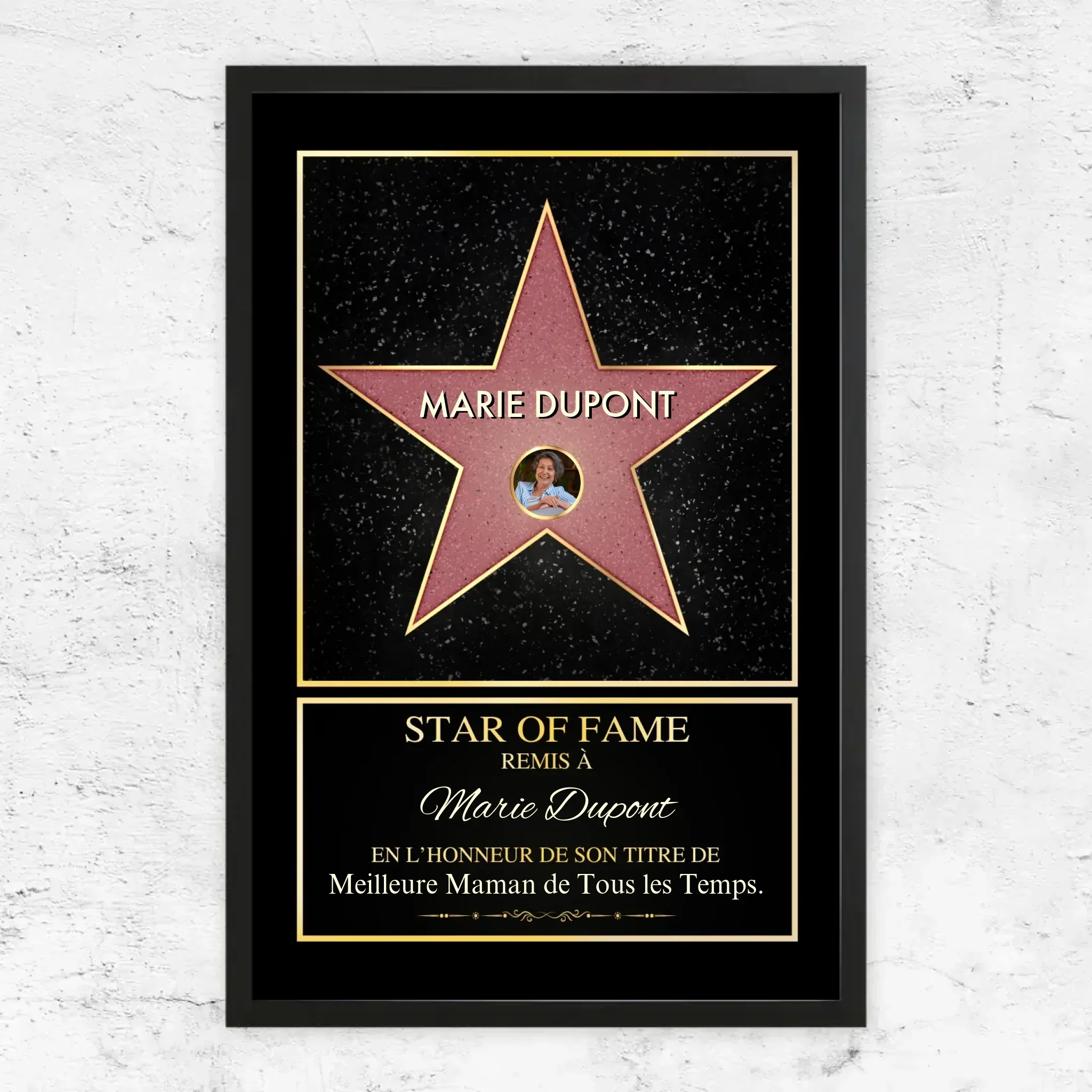 Poster personnalisé "Star of Fame - avec photo" - Image 6