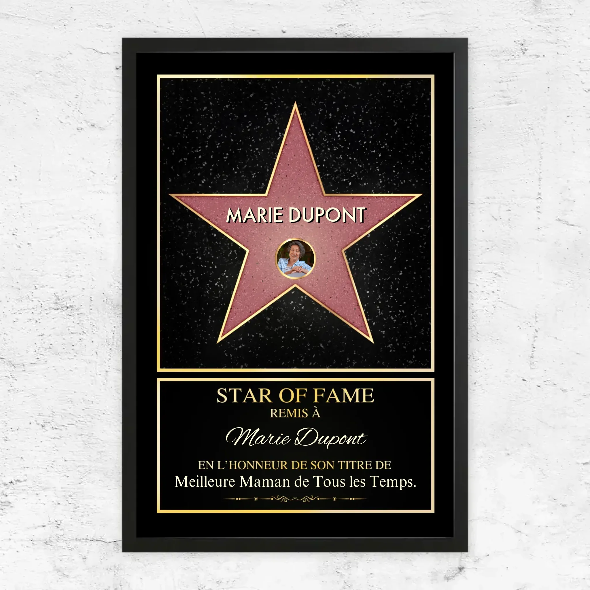 Poster personnalisé "Star of Fame - avec photo" - Image 8