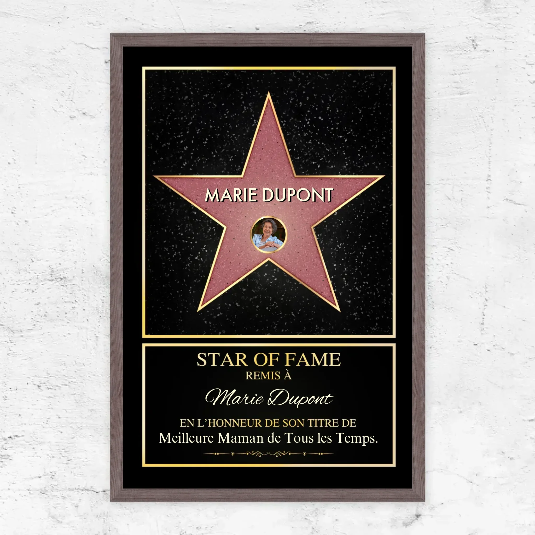 Poster personnalisé "Star of Fame - avec photo" - Image 9
