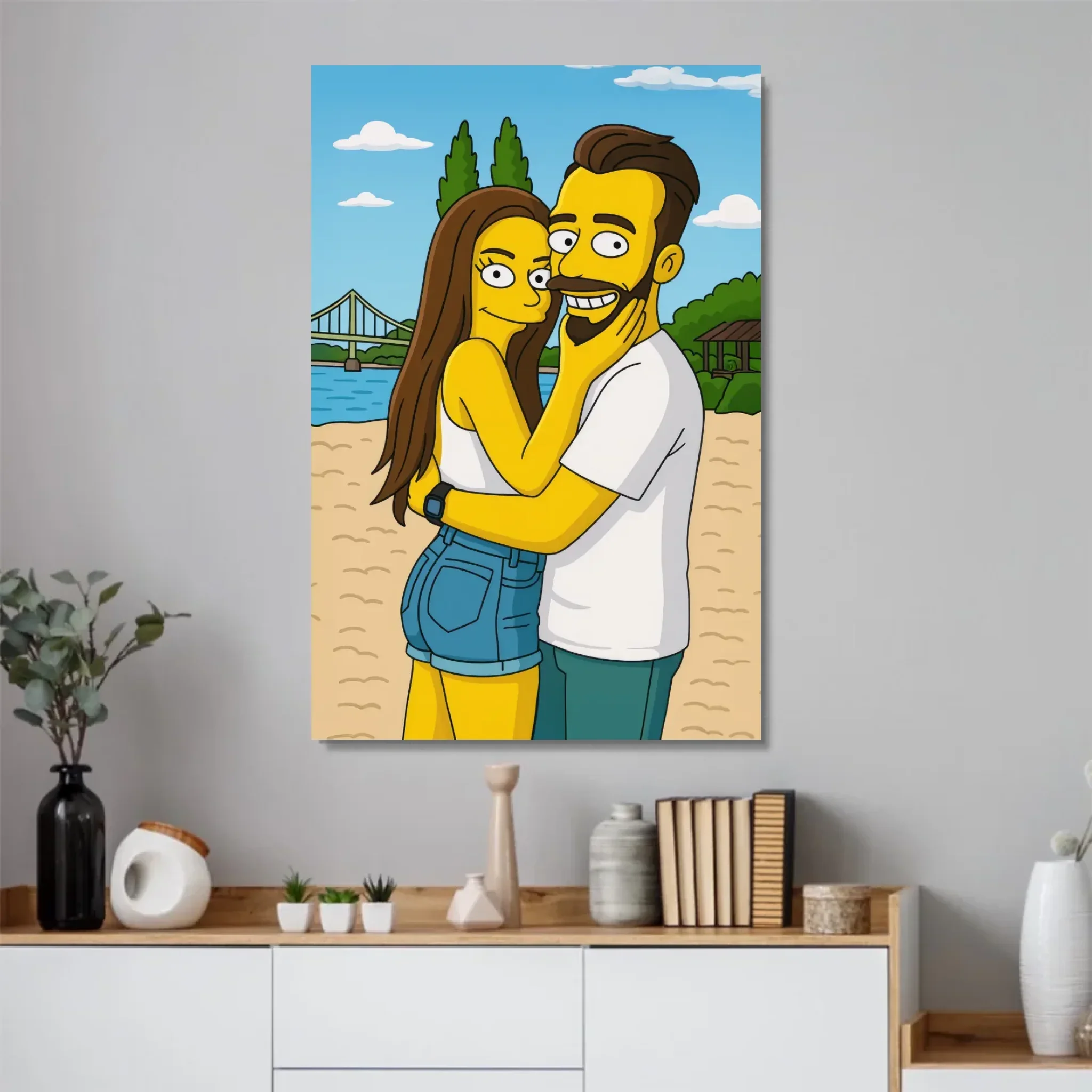 Poster personnalisé – Style cartoon jaune - Image 2