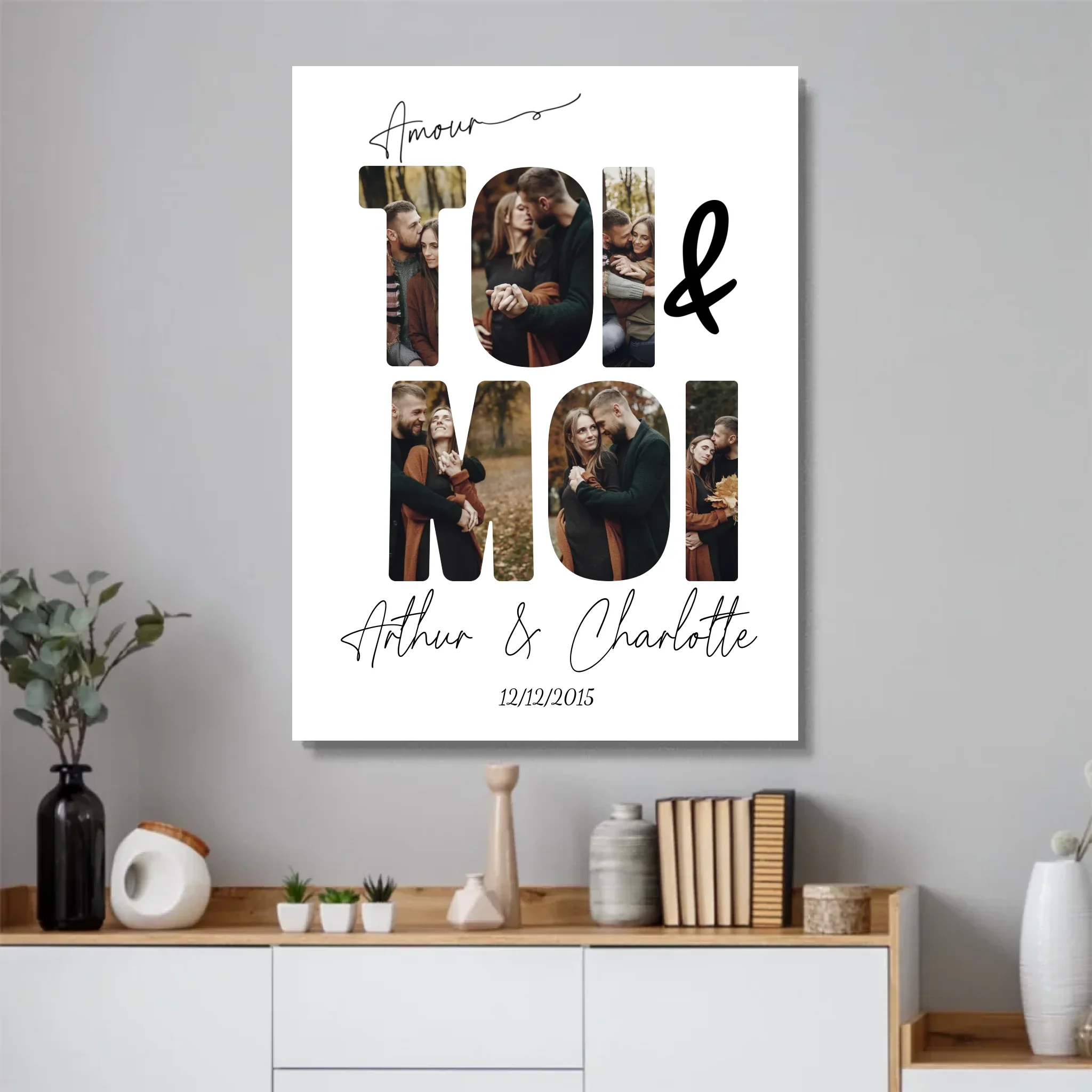 Poster personnalisé “Toi et moi” - Image 4