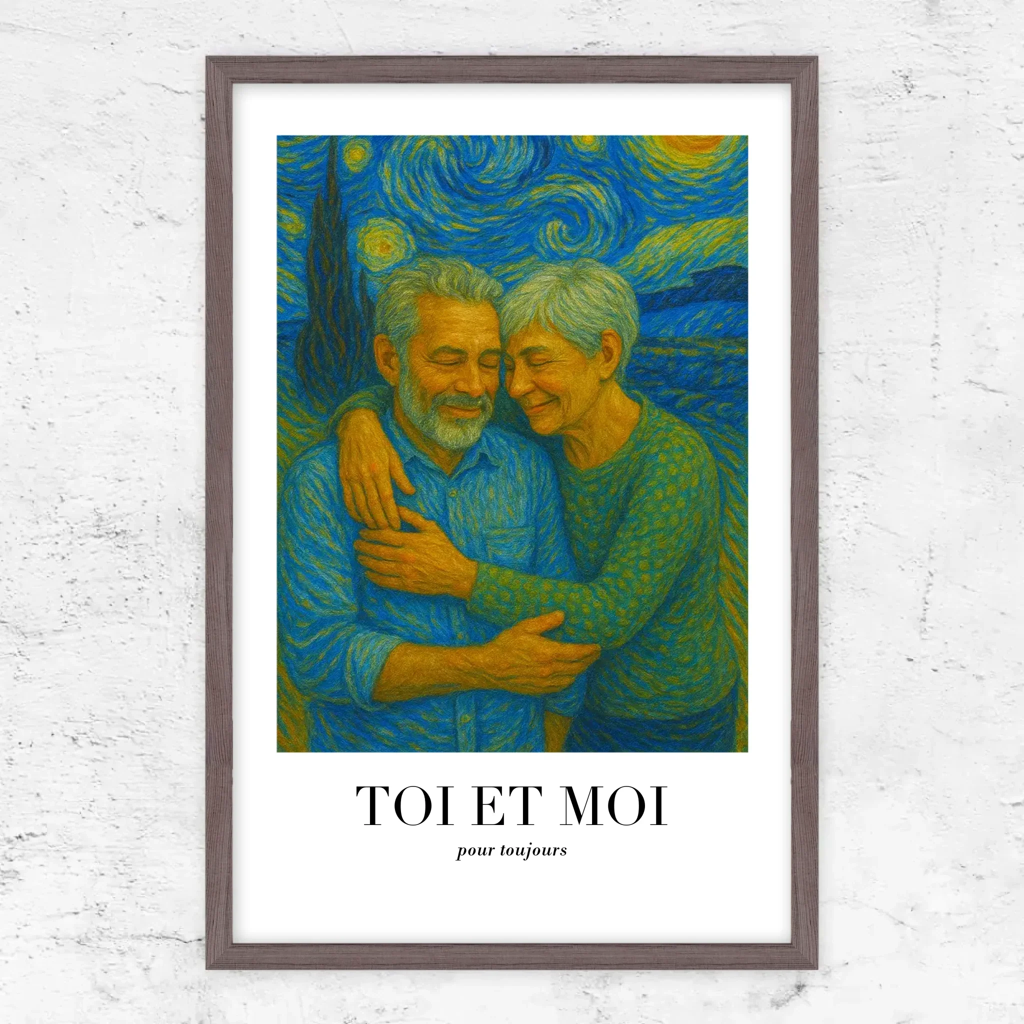 Poster personnalisé – Toi et moi en art de Van Gogh, on gère ça - Image 10