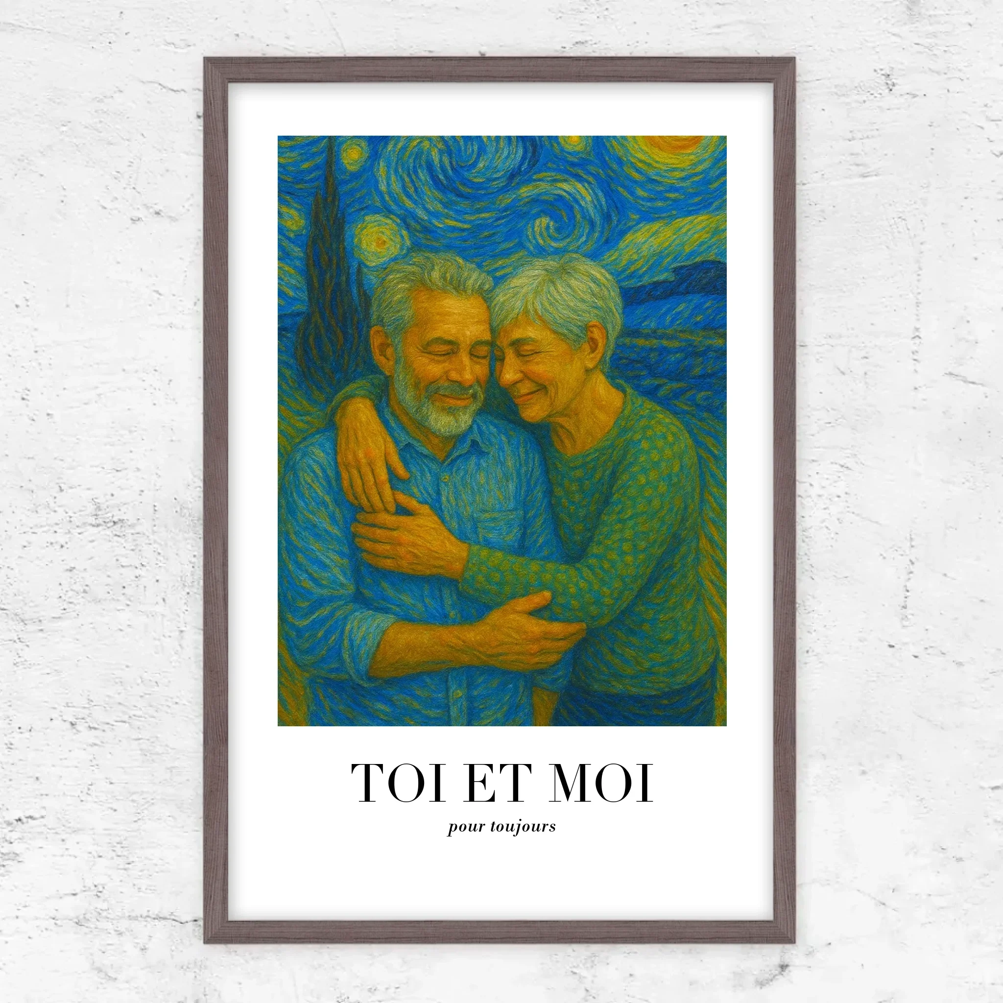 Poster personnalisé – Toi et moi en art de Van Gogh, on gère ça - Image 11