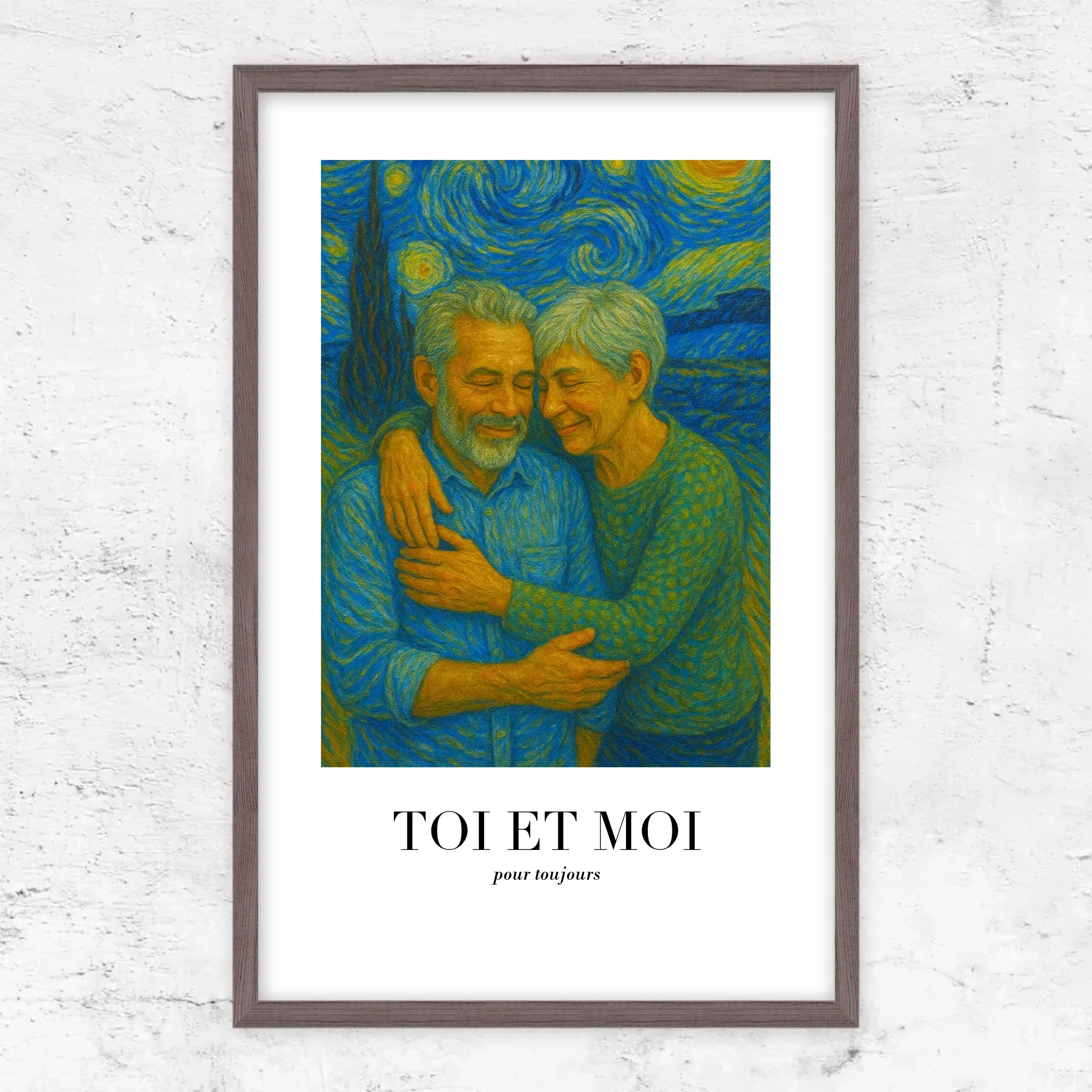 Poster personnalisé – Toi et moi en art de Van Gogh, on gère ça - Image 12