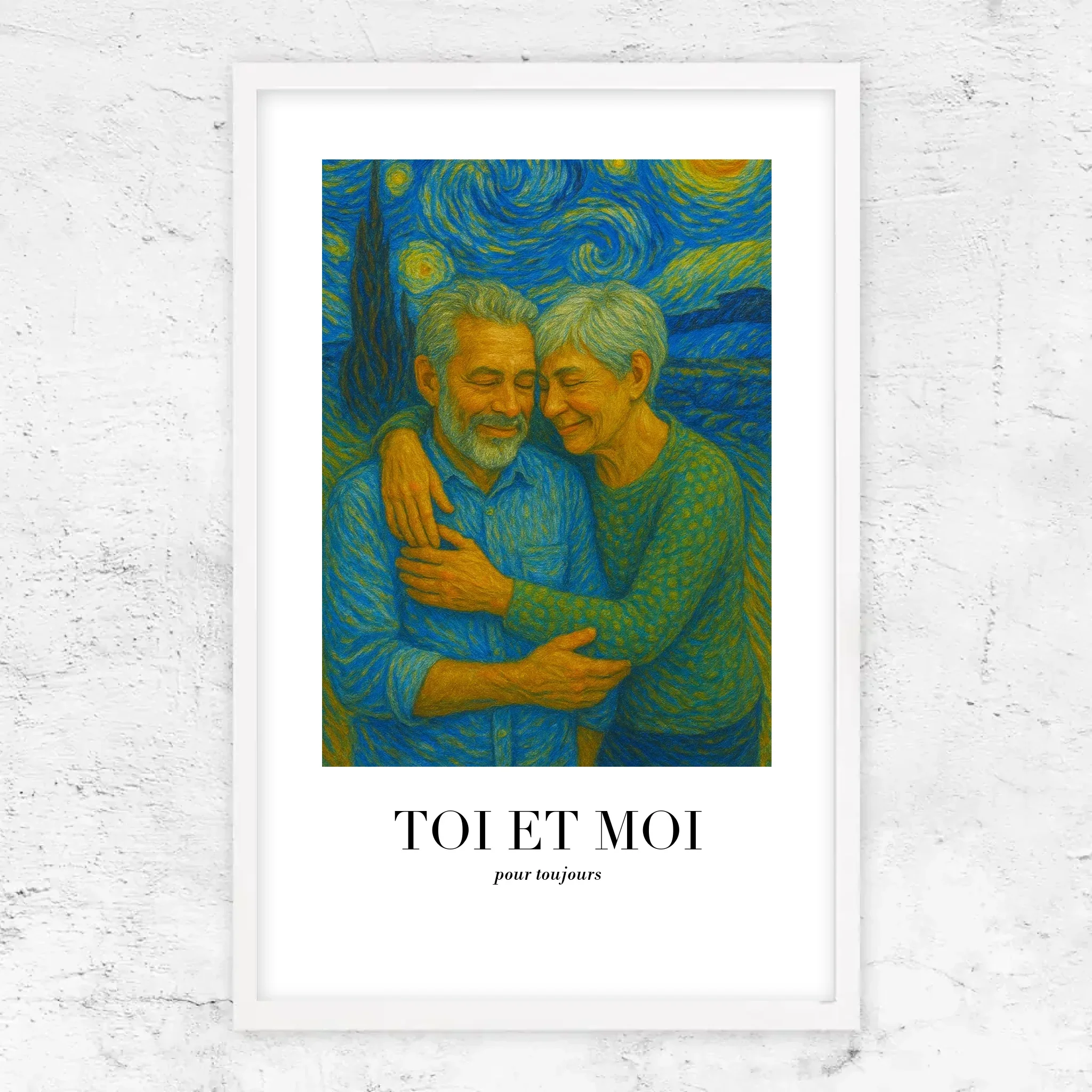 Poster personnalisé – Toi et moi en art de Van Gogh, on gère ça - Image 13