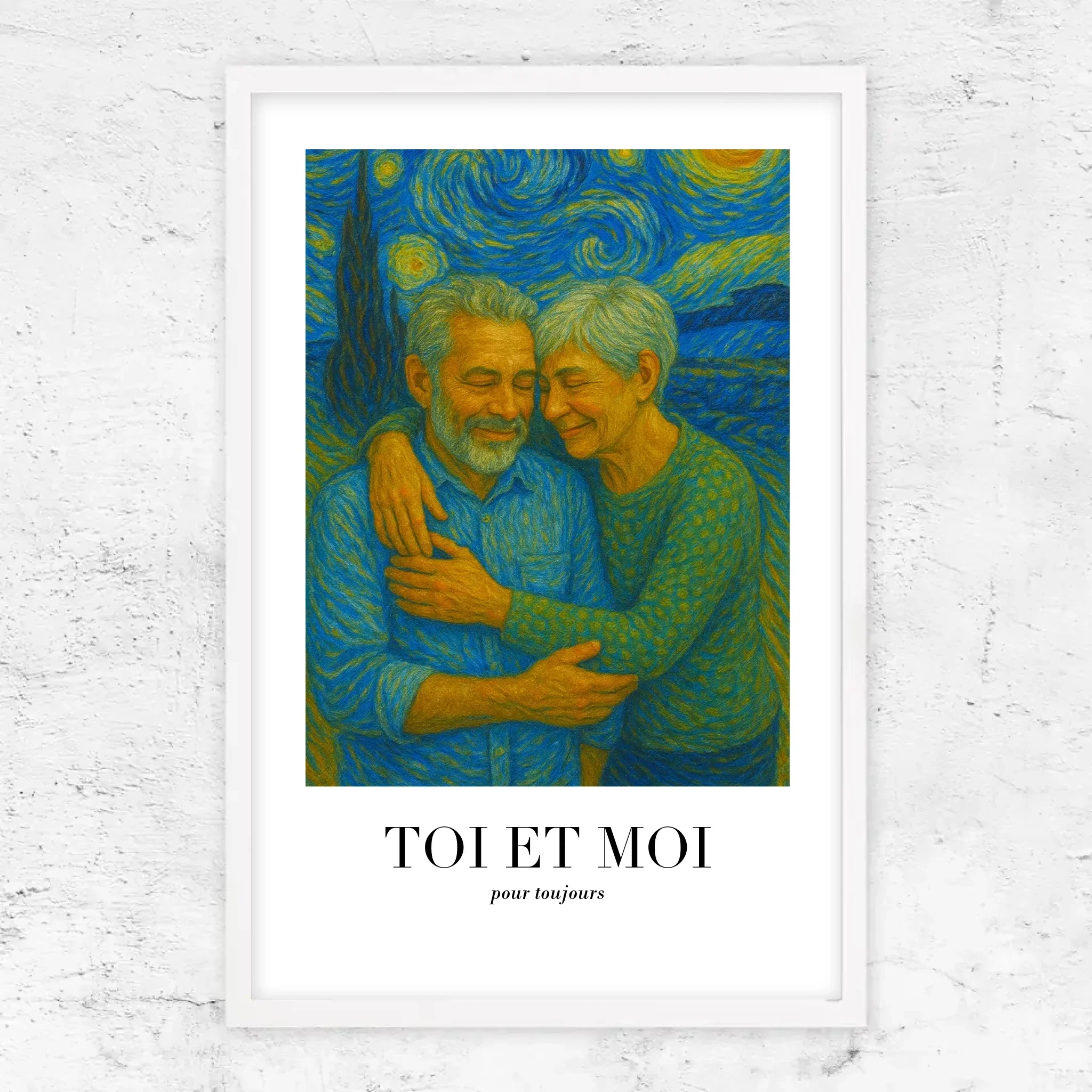 Poster personnalisé – Toi et moi en art de Van Gogh, on gère ça - Image 14
