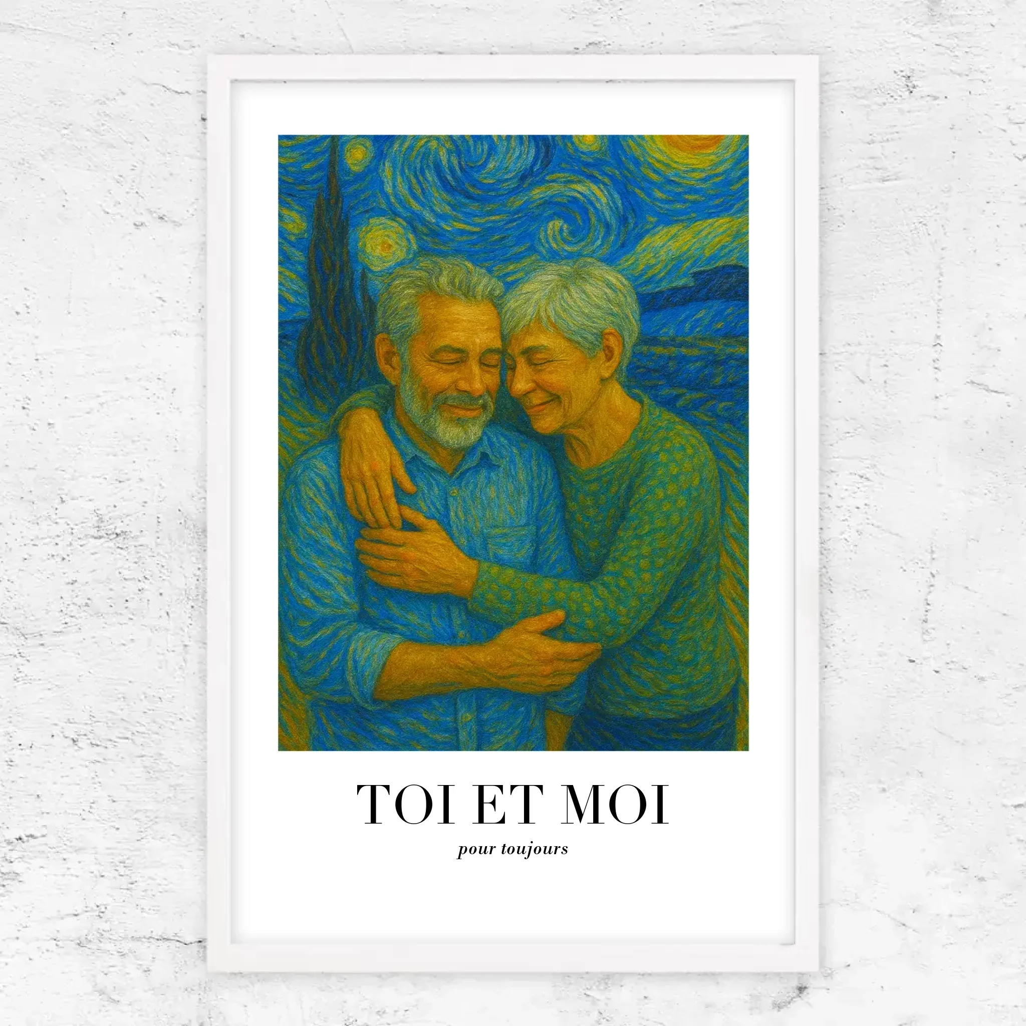 Poster personnalisé – Toi et moi en art de Van Gogh, on gère ça - Image 15